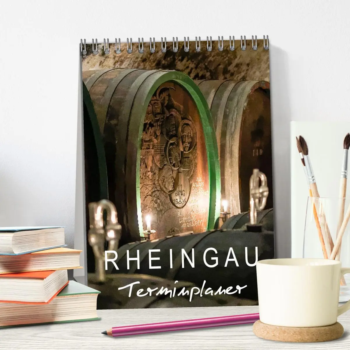 Bild: 9783516430936 | Rheingau Terminplaner (Tischkalender 2026 DIN A5 hoch), CALVENDO...