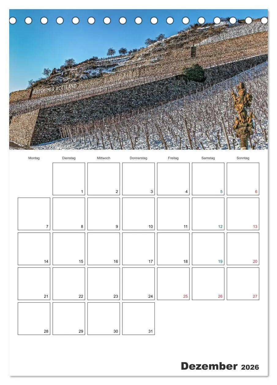Bild: 9783516430936 | Rheingau Terminplaner (Tischkalender 2026 DIN A5 hoch), CALVENDO...
