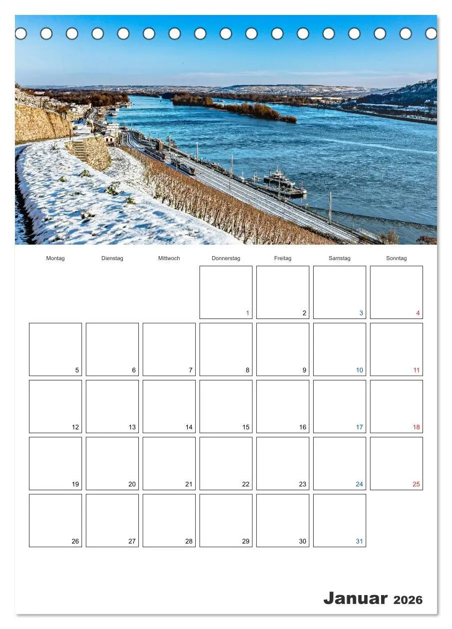 Bild: 9783516430936 | Rheingau Terminplaner (Tischkalender 2026 DIN A5 hoch), CALVENDO...