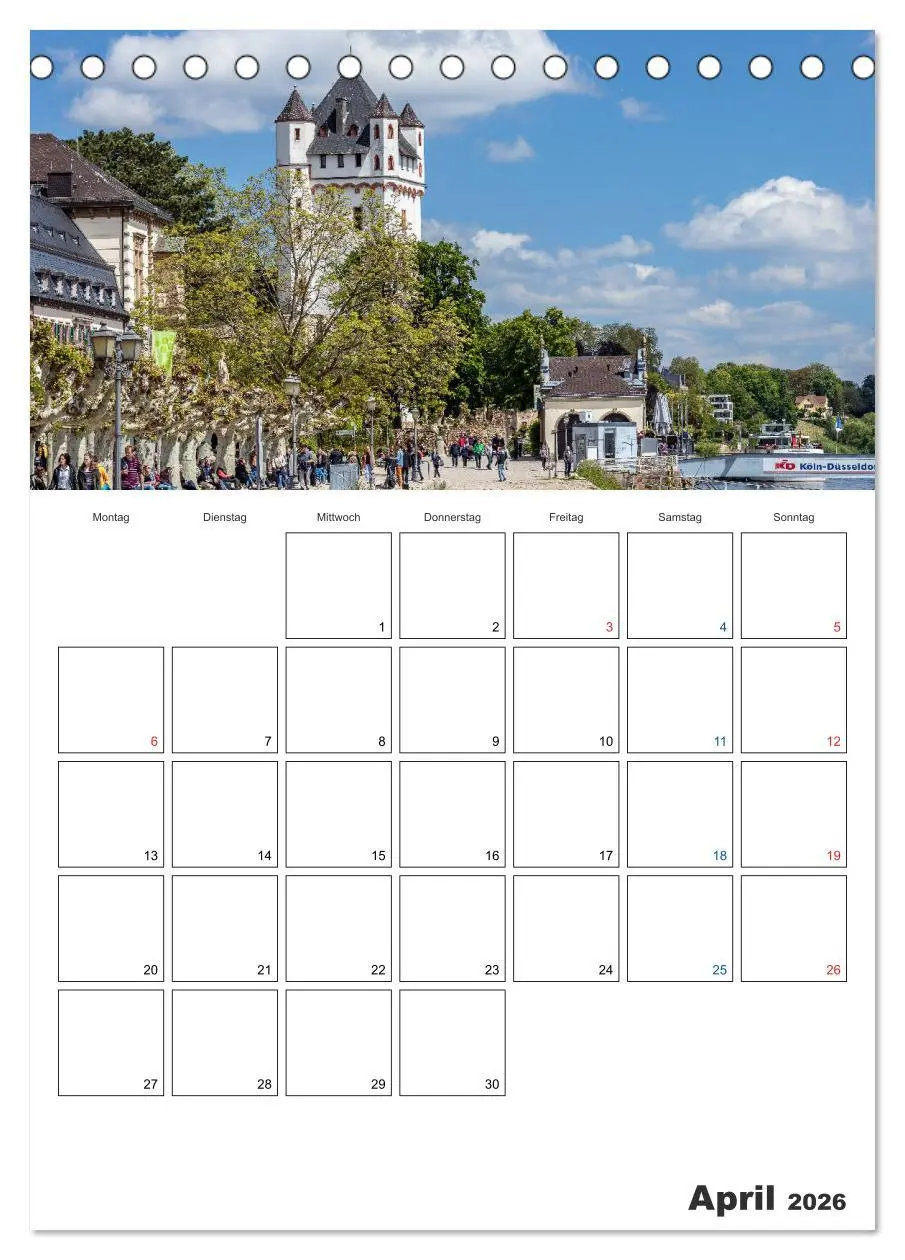 Bild: 9783516430936 | Rheingau Terminplaner (Tischkalender 2026 DIN A5 hoch), CALVENDO...
