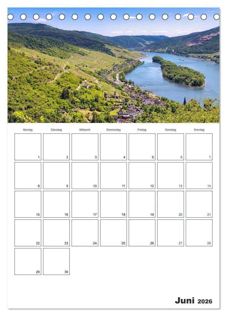 Bild: 9783516430936 | Rheingau Terminplaner (Tischkalender 2026 DIN A5 hoch), CALVENDO...