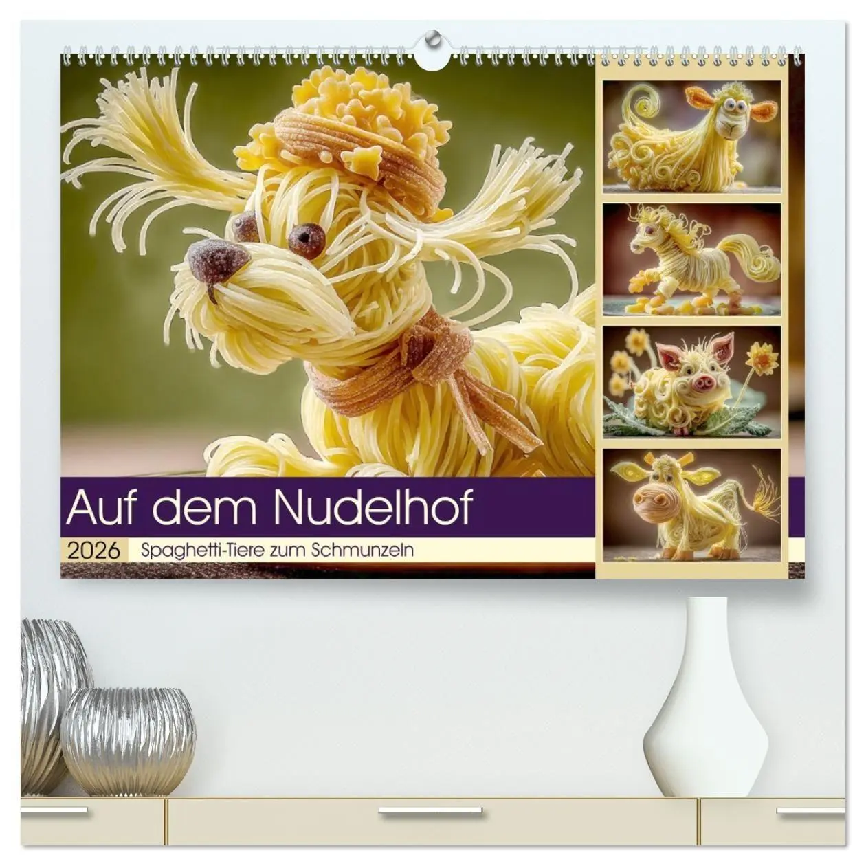 Cover: 9783516740936 | Auf dem Nudelhof. Spaghetti-Tiere zum Schmunzeln (hochwertiger...