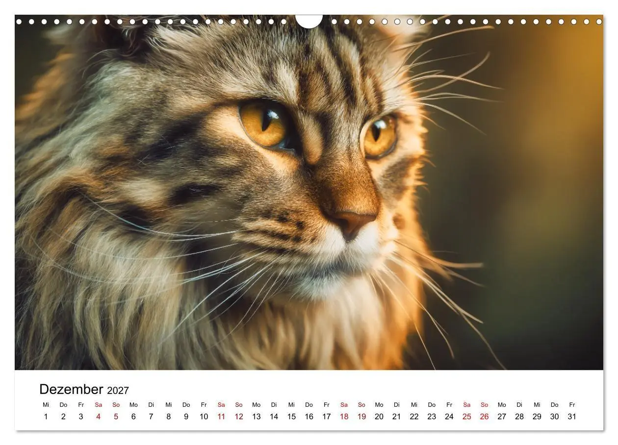 Bild: 9783516810936 | Eleganz in Pelz - ein Maine Coon - Kalender (Wandkalender 2027 DIN...