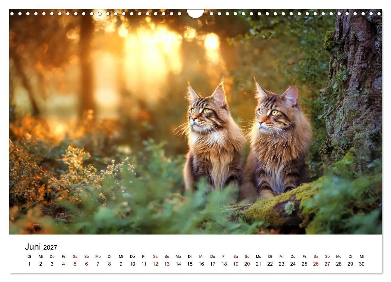 Bild: 9783516810936 | Eleganz in Pelz - ein Maine Coon - Kalender (Wandkalender 2027 DIN...