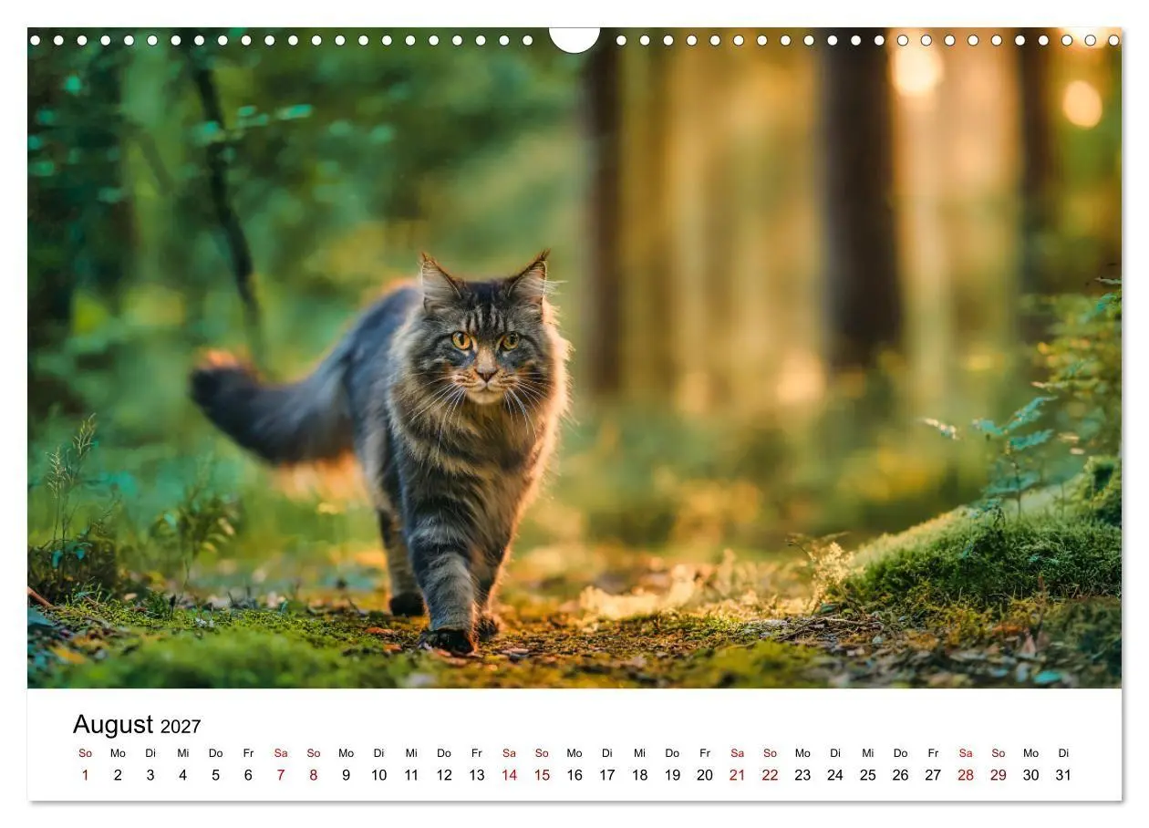 Bild: 9783516810936 | Eleganz in Pelz - ein Maine Coon - Kalender (Wandkalender 2027 DIN...