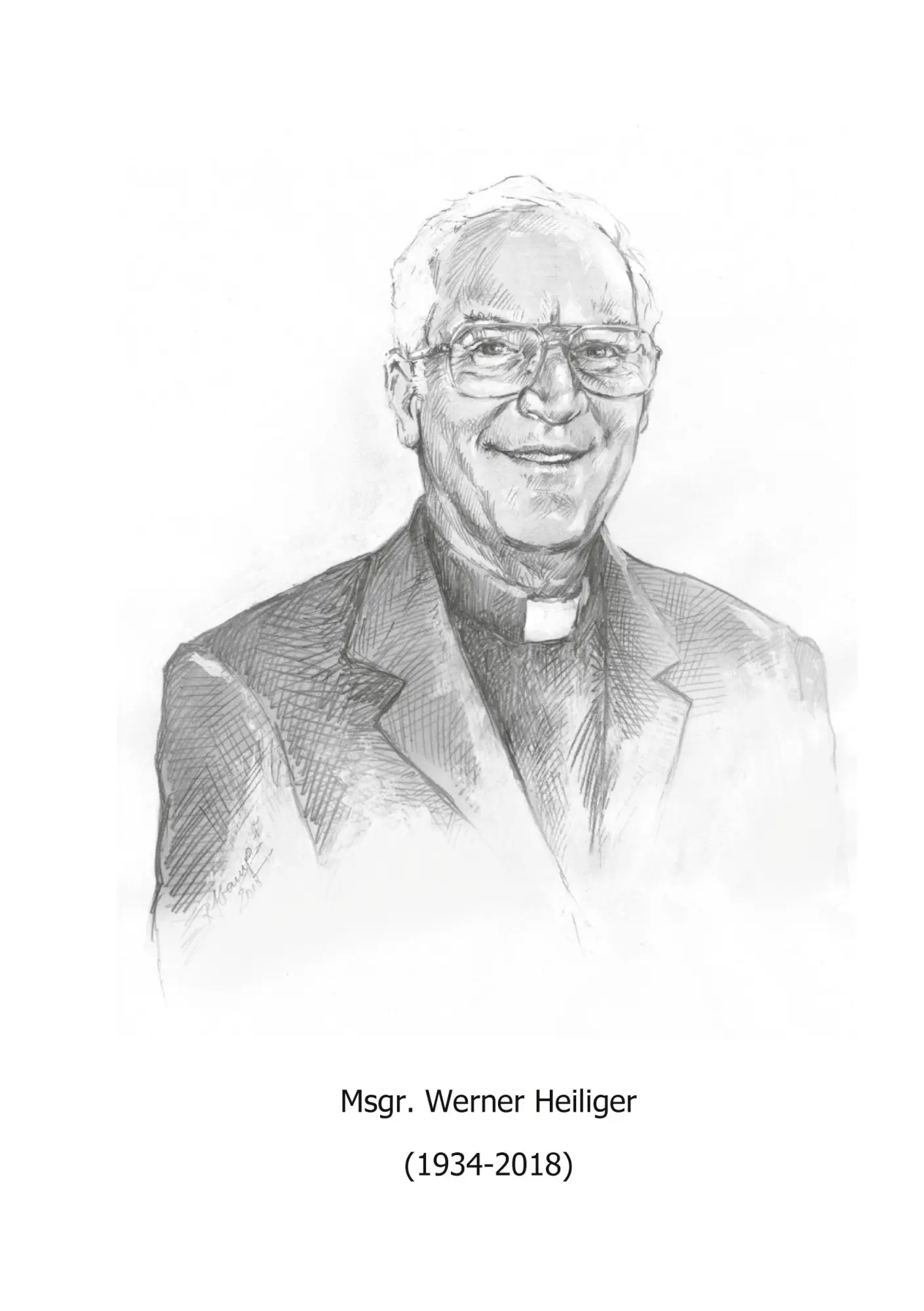 Cover: 9783753420936 | Msgr. Werner Heiliger (1934-2018) | Horst A. Wessel | Taschenbuch