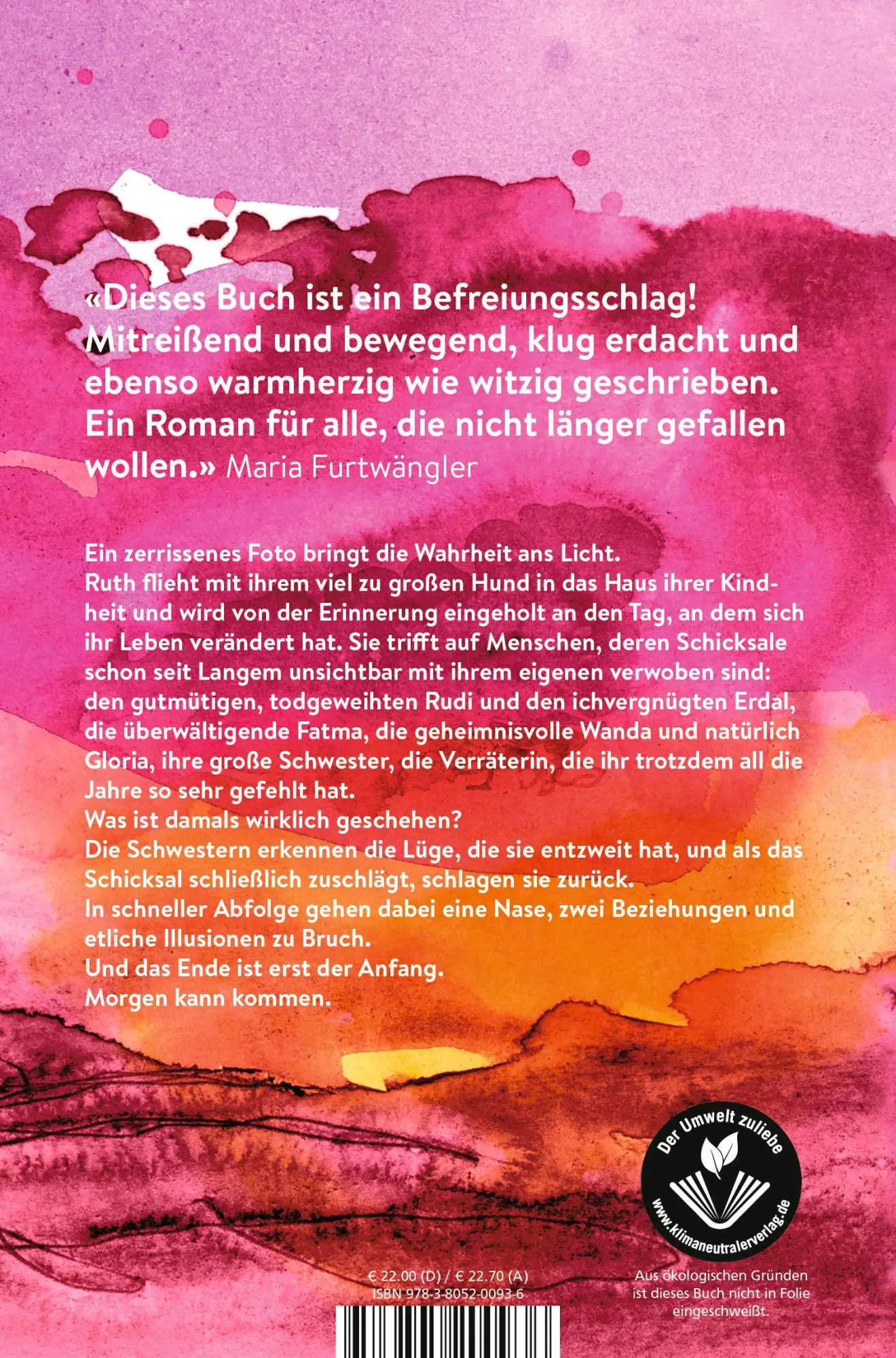 Rückseite: 9783805200936 | Morgen kann kommen | Ildikó von Kürthy | Buch | 368 S. | Deutsch