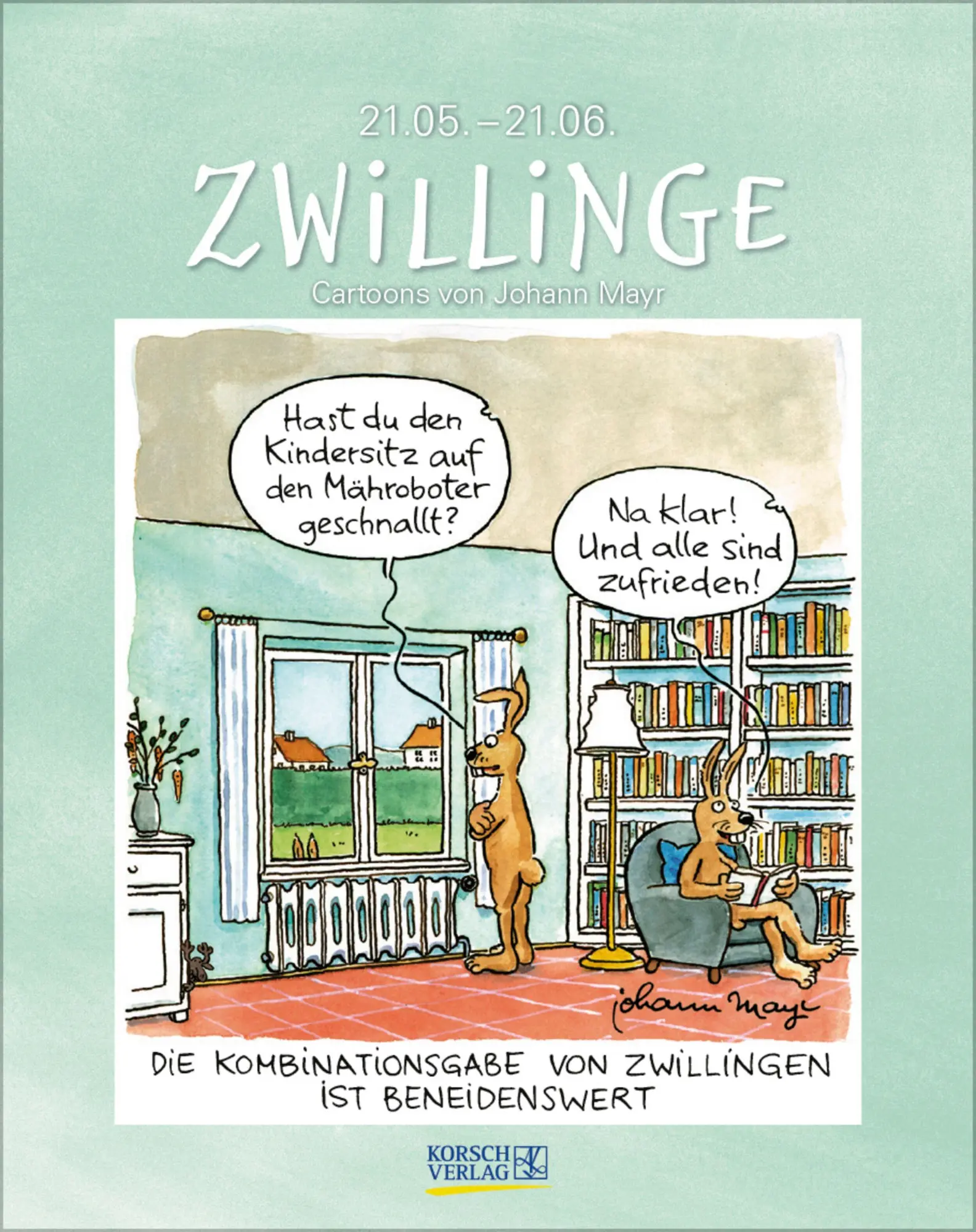 Cover: 9783819300936 | Zwillinge 2027 | Verlag Korsch | Kalender | Spiralbindung | 13 S.