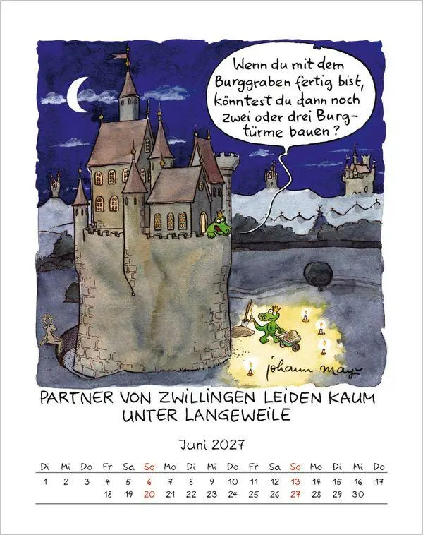 Bild: 9783819300936 | Zwillinge 2027 | Verlag Korsch | Kalender | Spiralbindung | 13 S.