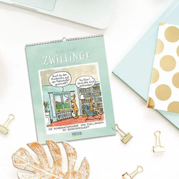Bild: 9783819300936 | Zwillinge 2027 | Verlag Korsch | Kalender | Spiralbindung | 13 S.