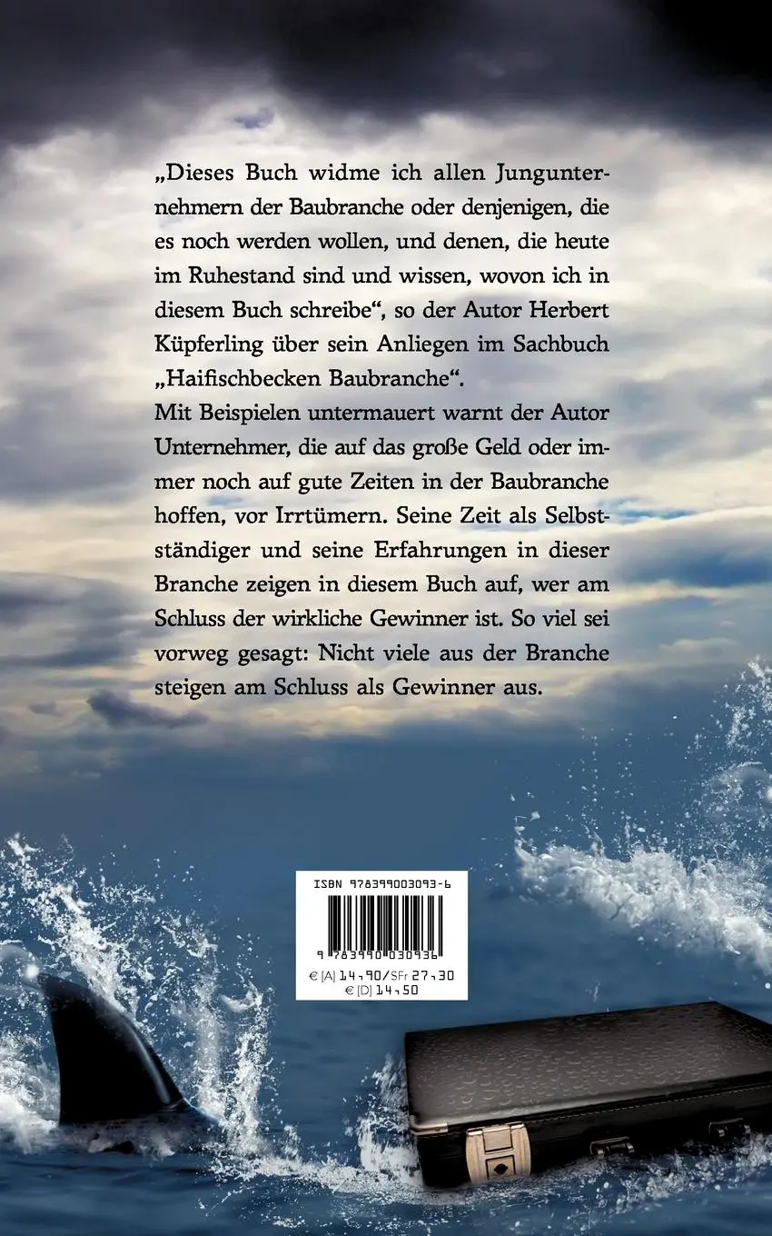 Rückseite: 9783990030936 | Haifischbecken Baubranche | Herbert Küpferling | Taschenbuch | 92 S.