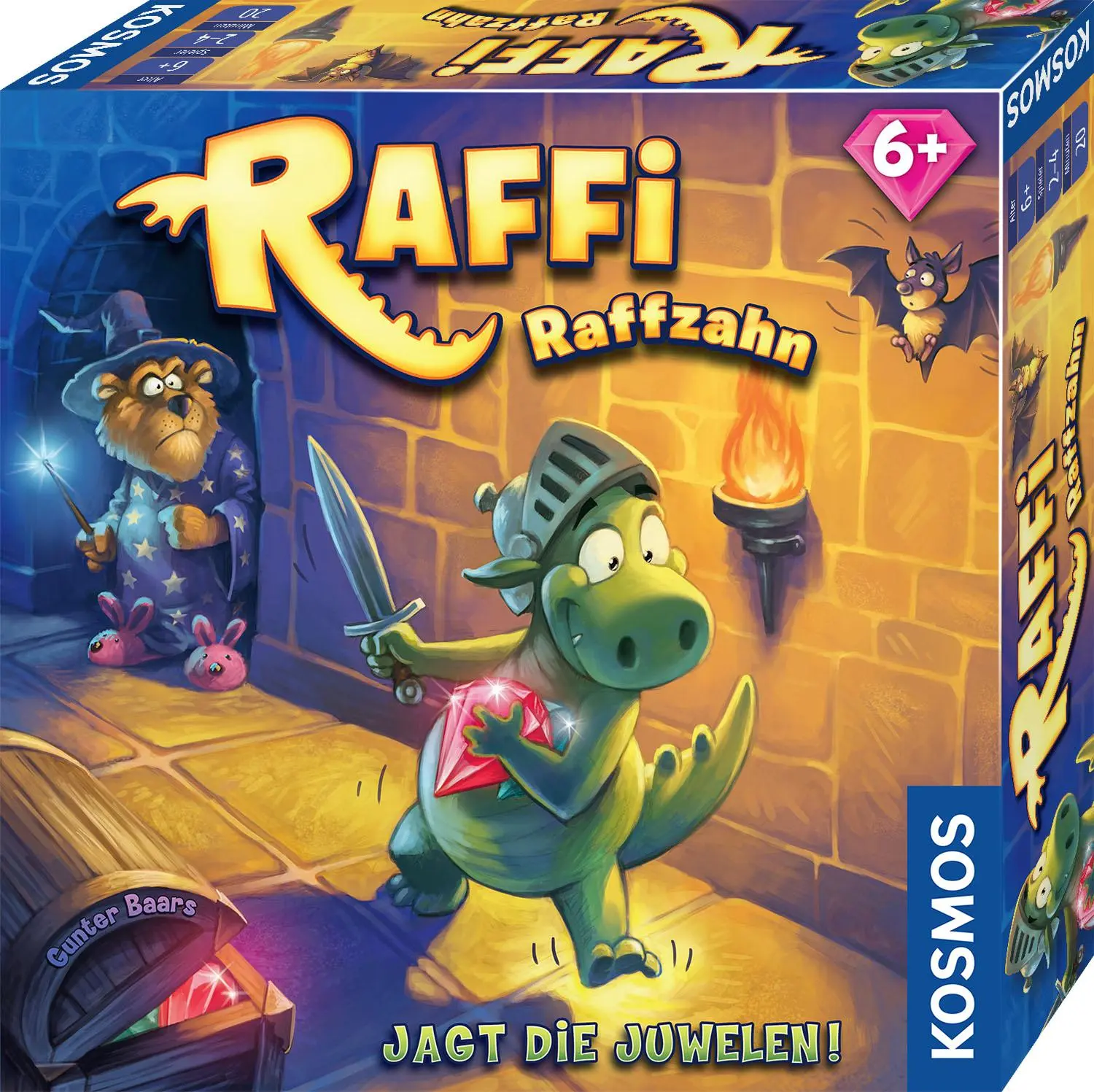Cover: 4002051681036 | Raffi Raffzahn | Kinderspiel | Gunter Baars | Spiel | Brettspiel
