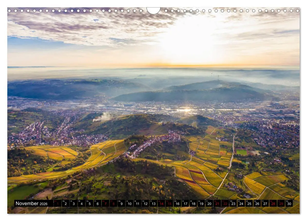 Bild: 9783457781036 | Ein Jahr STUTTGART (Wandkalender 2026 DIN A3 quer), CALVENDO...