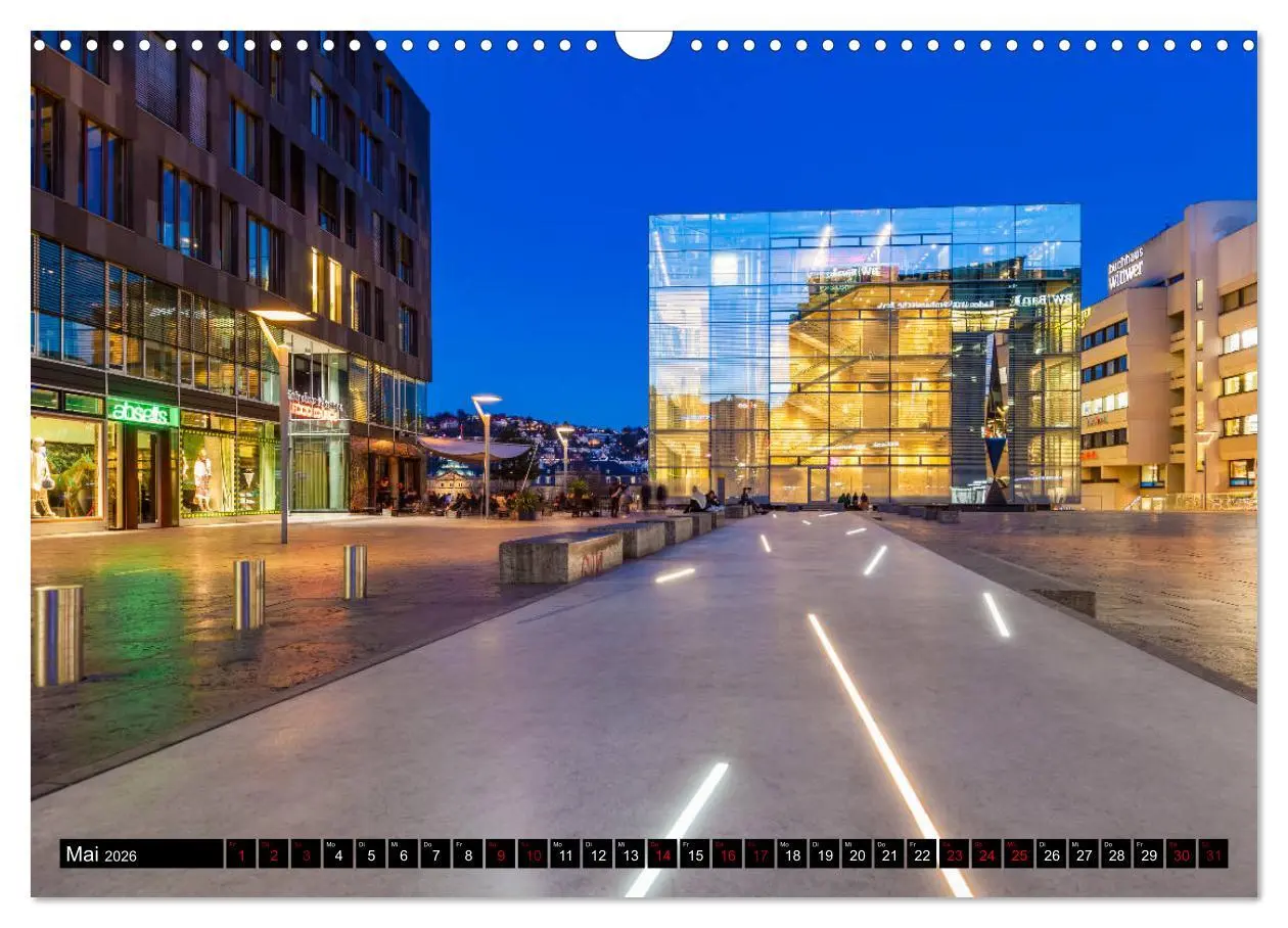 Bild: 9783457781036 | Ein Jahr STUTTGART (Wandkalender 2026 DIN A3 quer), CALVENDO...