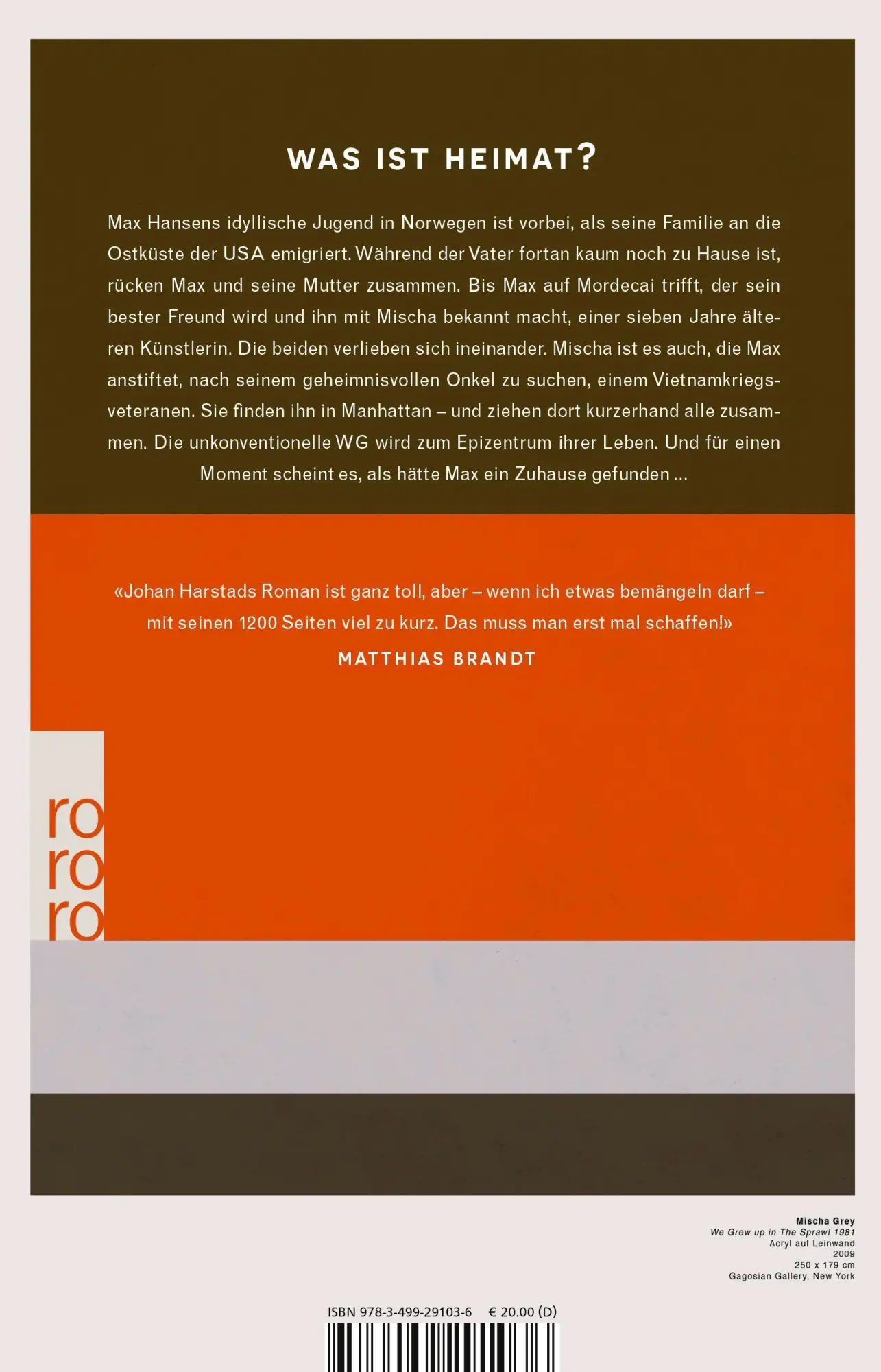 Rückseite: 9783499291036 | Max, Mischa und die Tet-Offensive | Johan Harstad | Taschenbuch | 2020