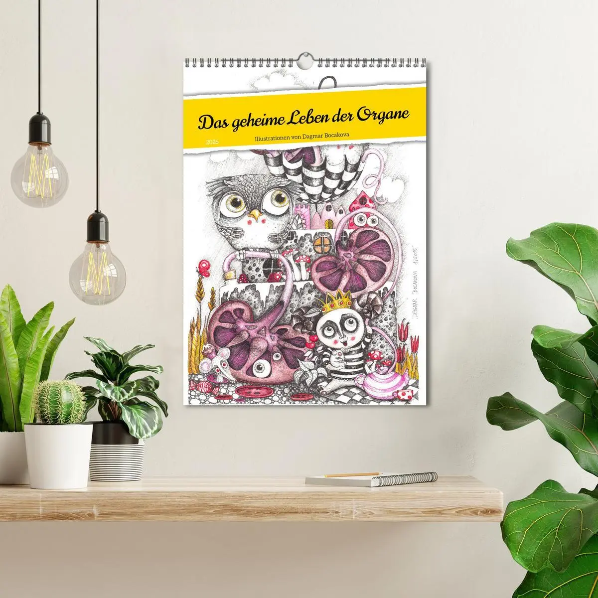 Bild: 9783516321036 | Das geheime Leben der Organe (Wandkalender 2026 DIN A3 hoch),...