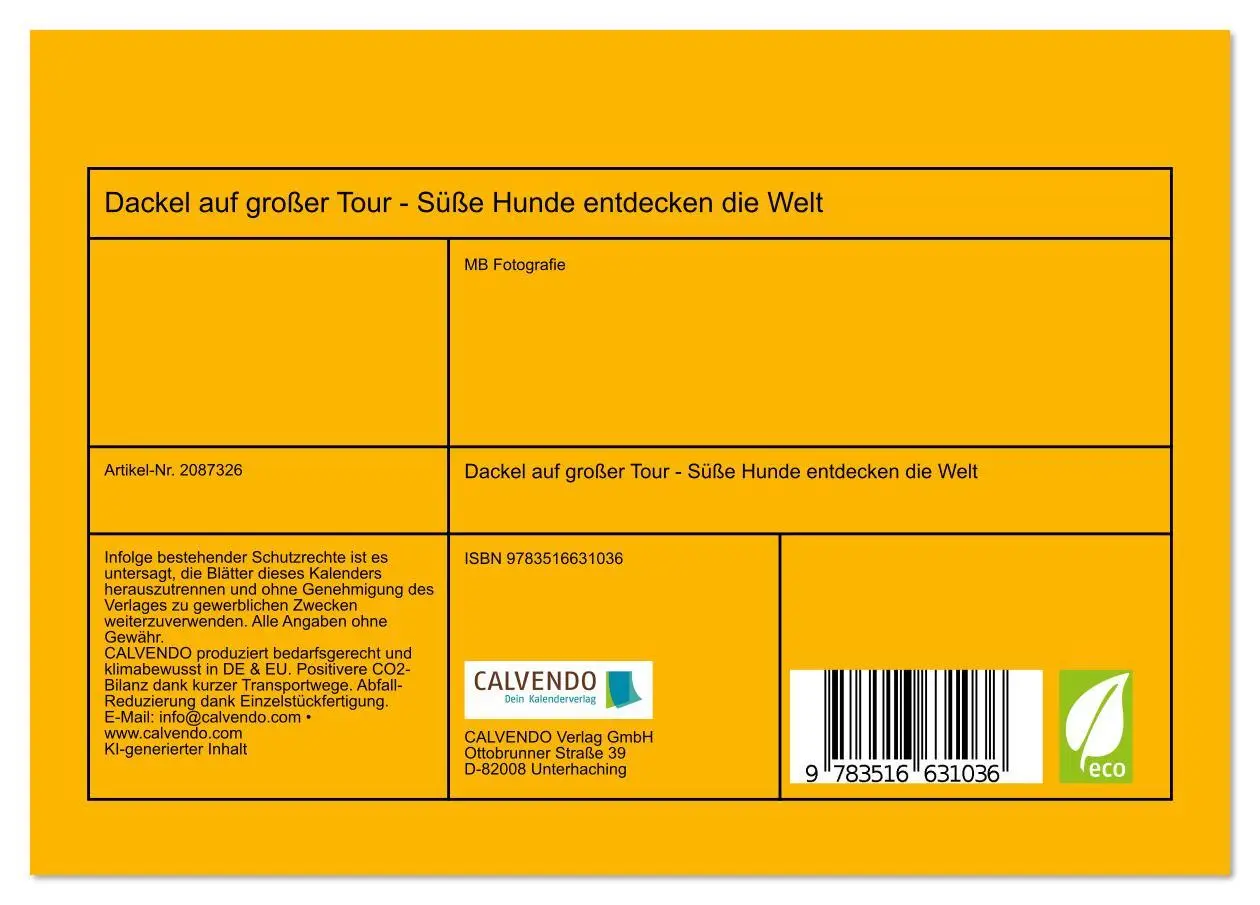 Bild: 9783516631036 | Dackel auf großer Tour - Süße Hunde entdecken die Welt...