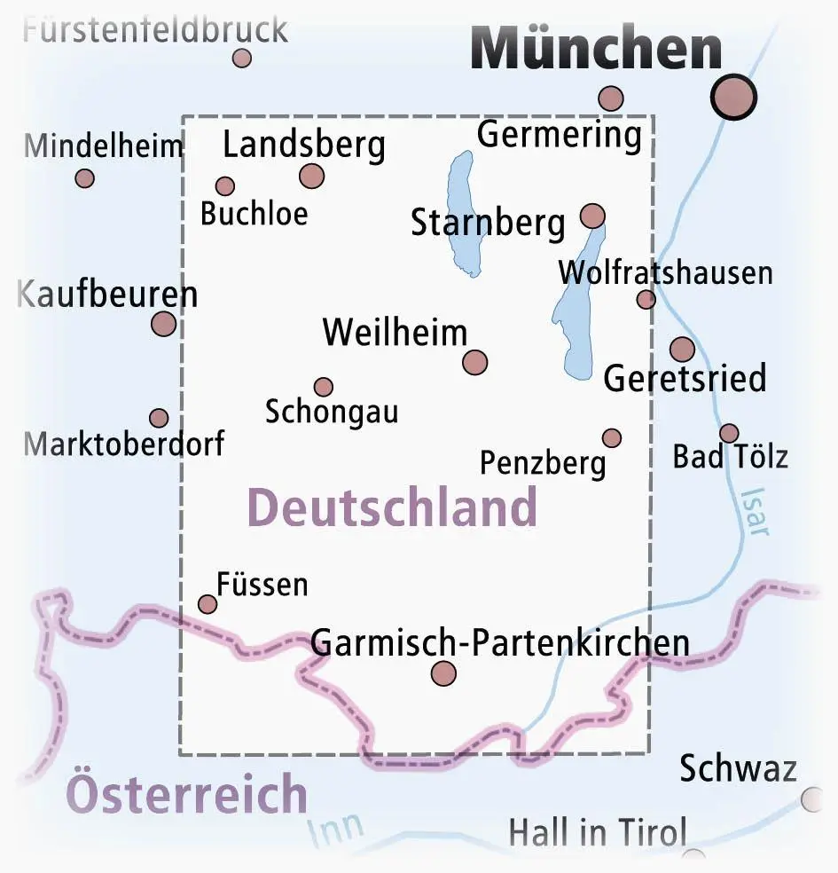 Bild: 9783747301036 | Bayerische Seen | (Land-)Karte | Radkarte | Deutsch | 2018