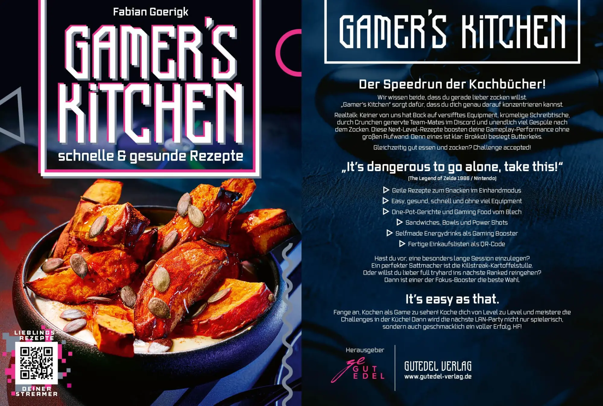 Bild: 9783948991036 | Gamer's Kitchen | schnelle &amp; gesunde Rezepte | Fabian Goerigk | Buch