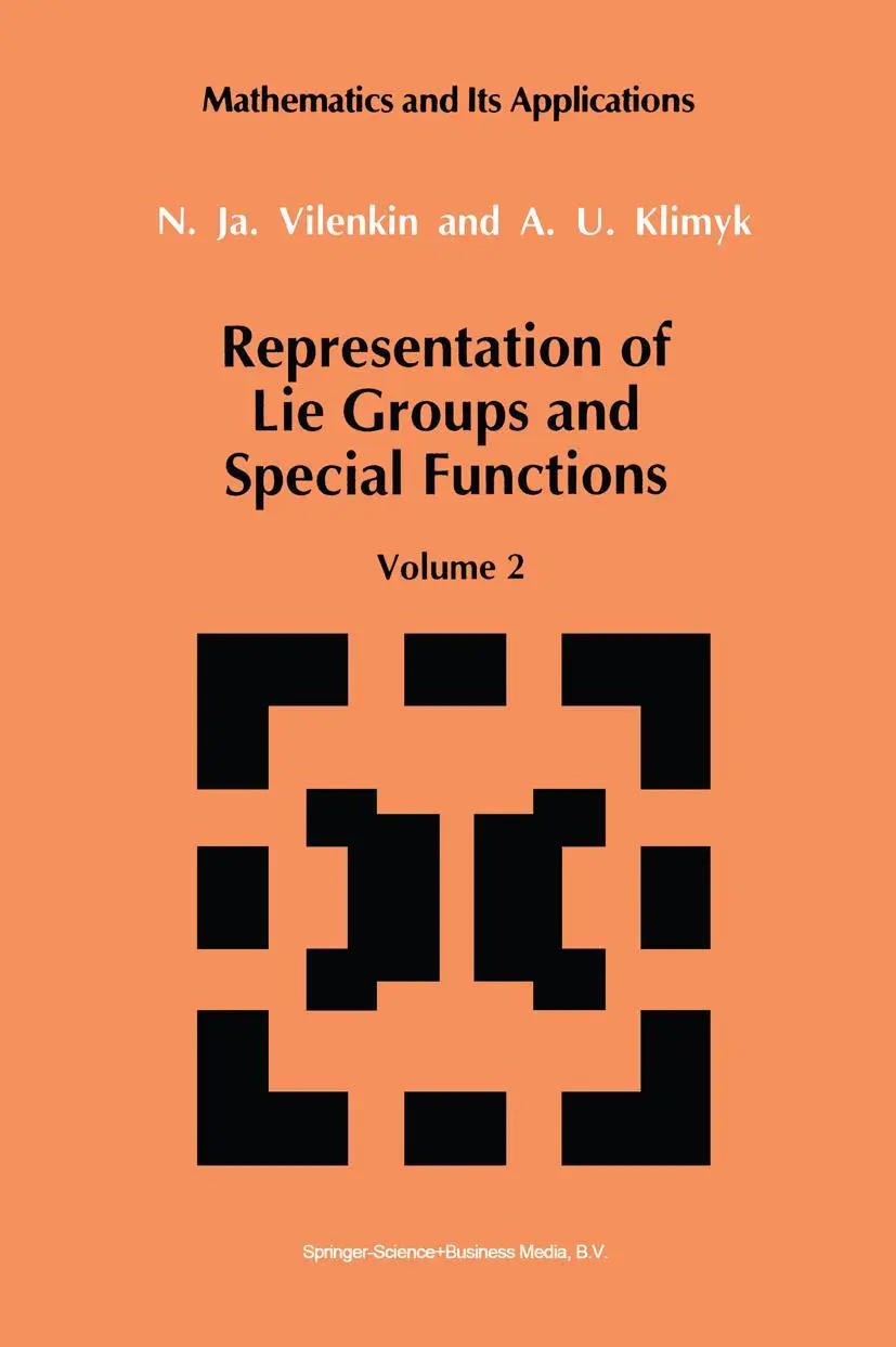 Cover: 9789048141036 | Representation of Lie Groups and Special Functions | Vilenkin (u. a.)