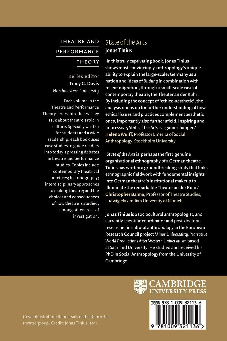 Rückseite: 9781009321136 | State of the Arts | An Ethnography of German Theatre and Migration