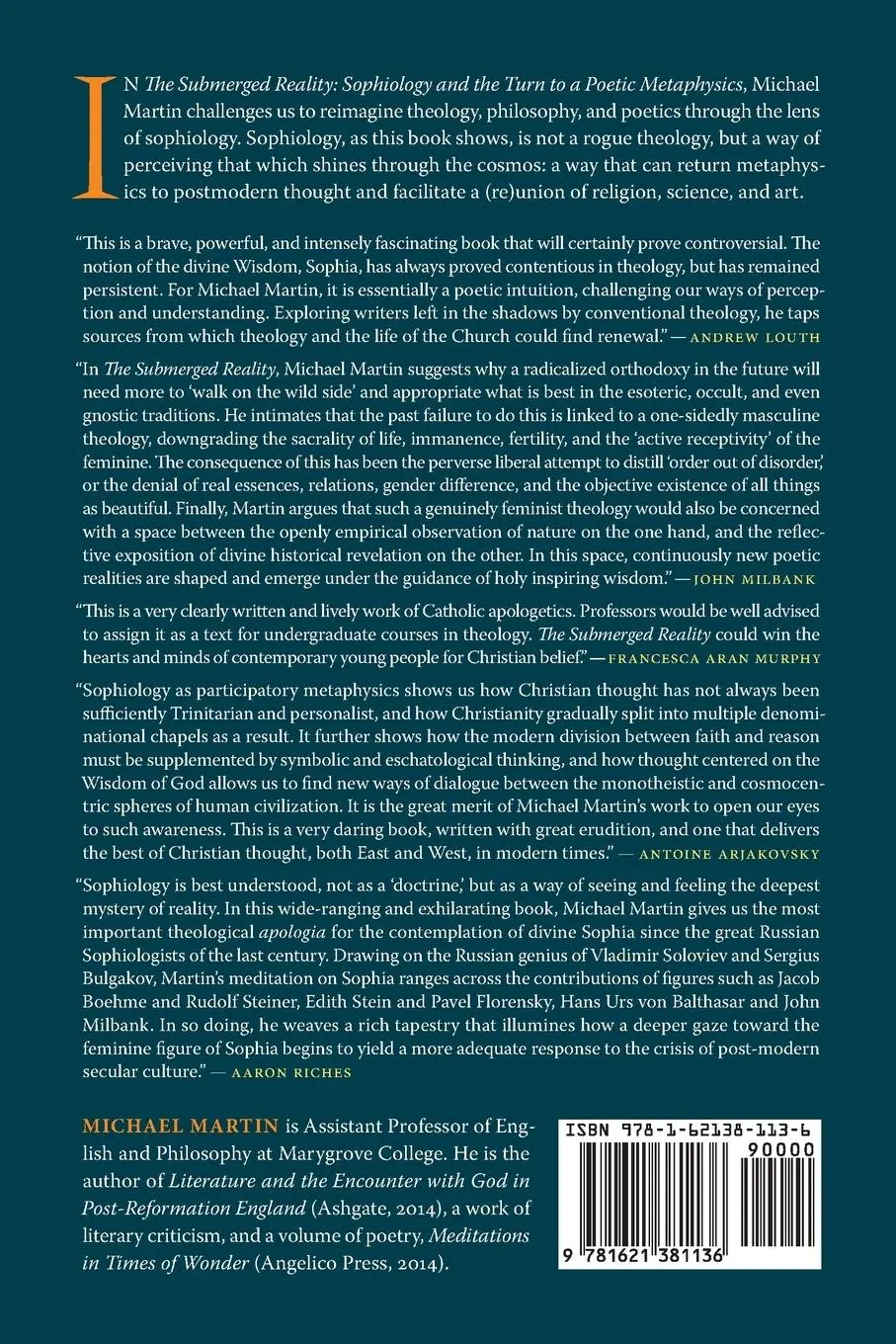 Rückseite: 9781621381136 | The Submerged Reality | Michael Martin | Taschenbuch | Englisch | 2015