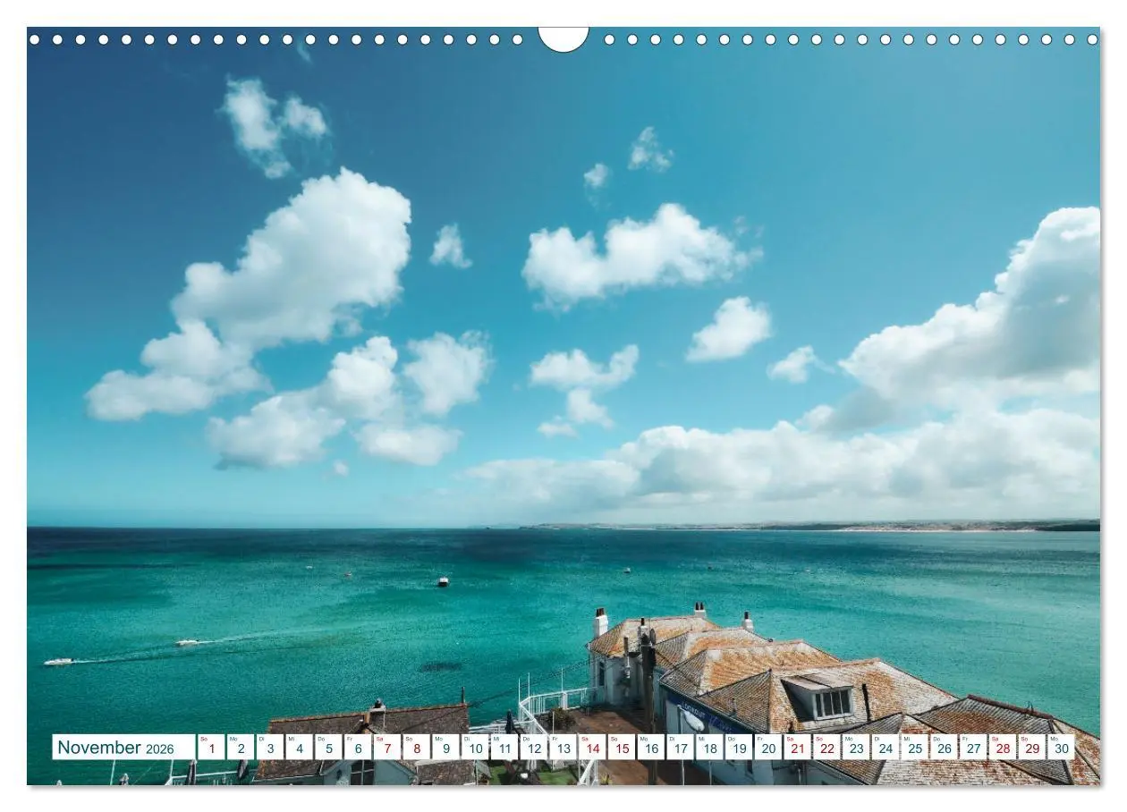 Bild: 9783457531136 | Cornwall &amp; Devon 2026 (Wandkalender 2026 DIN A3 quer), CALVENDO...