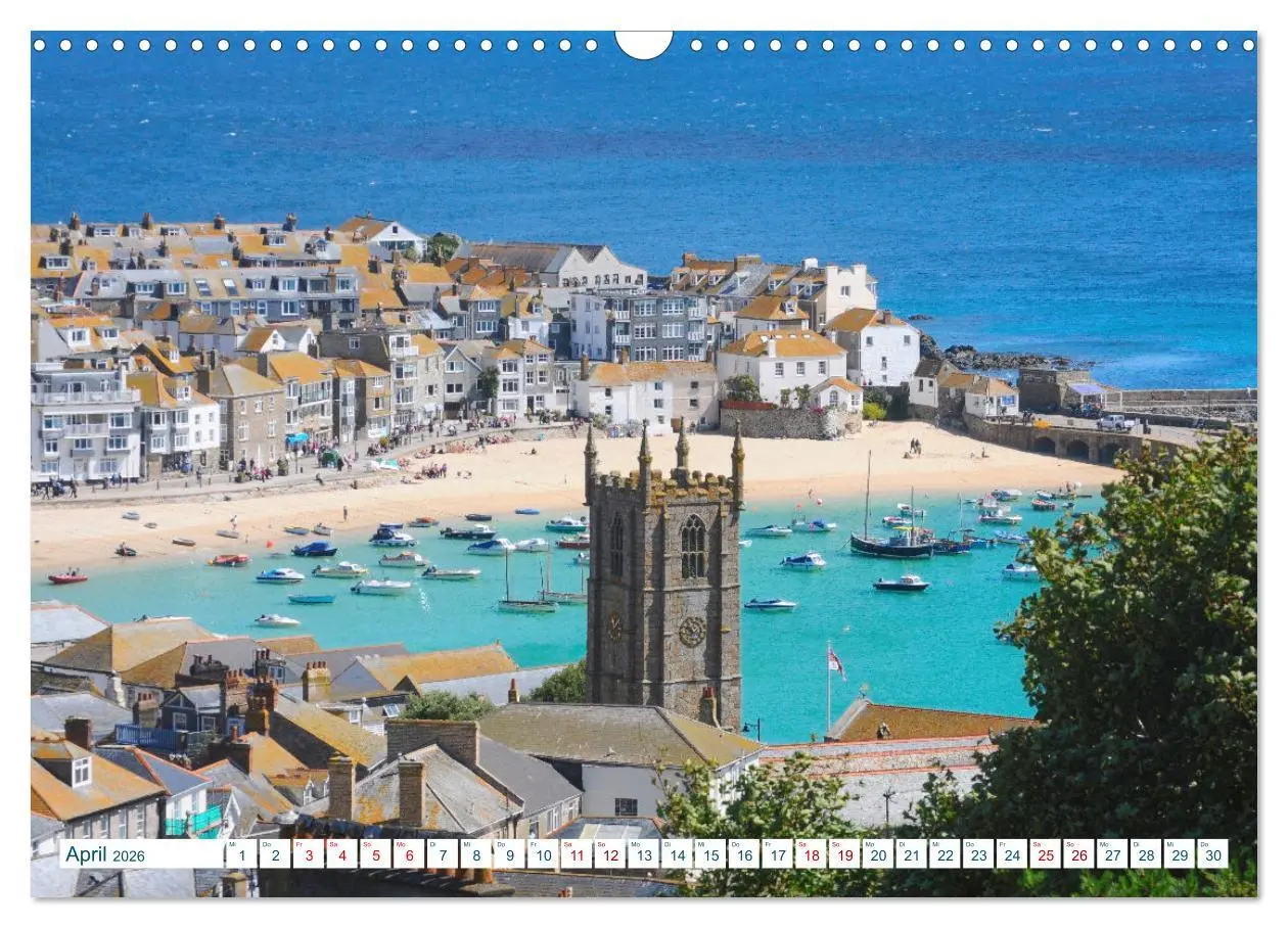 Bild: 9783457531136 | Cornwall &amp; Devon 2026 (Wandkalender 2026 DIN A3 quer), CALVENDO...