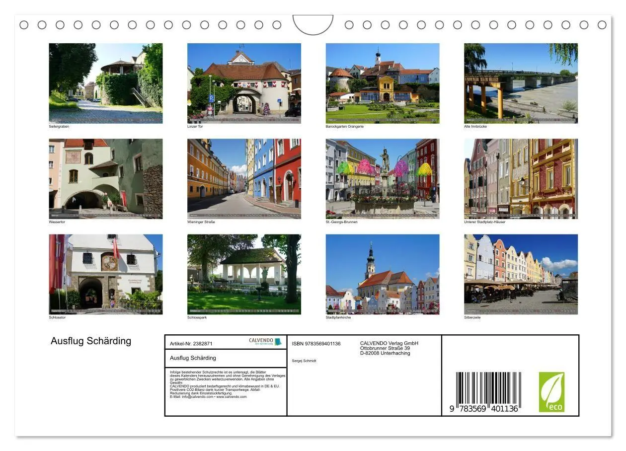 Bild: 9783569401136 | Ausflug Schärding (Wandkalender 2027 DIN A4 quer), CALVENDO...
