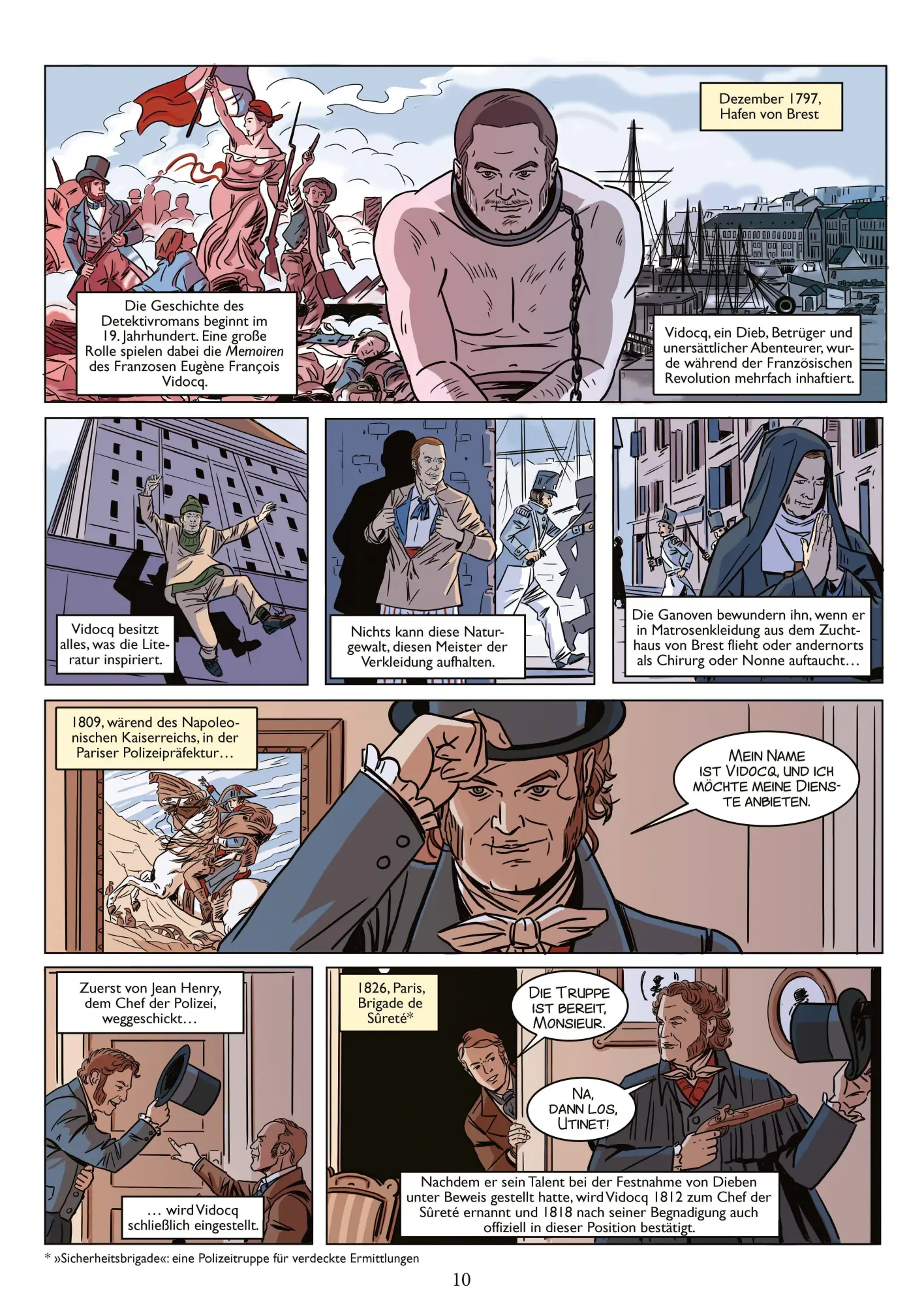 Bild: 9783689501136 | Die Geschichte des Krimis (Graphic Novel) | Claire Caland | Buch