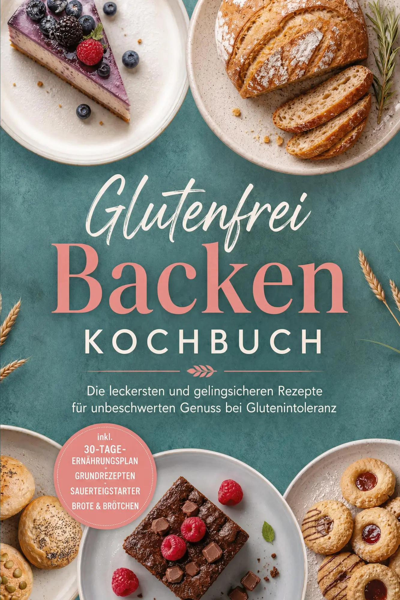 Cover: 9783694381136 | Glutenfrei Backen Kochbuch: Die leckersten und gelingsicheren...