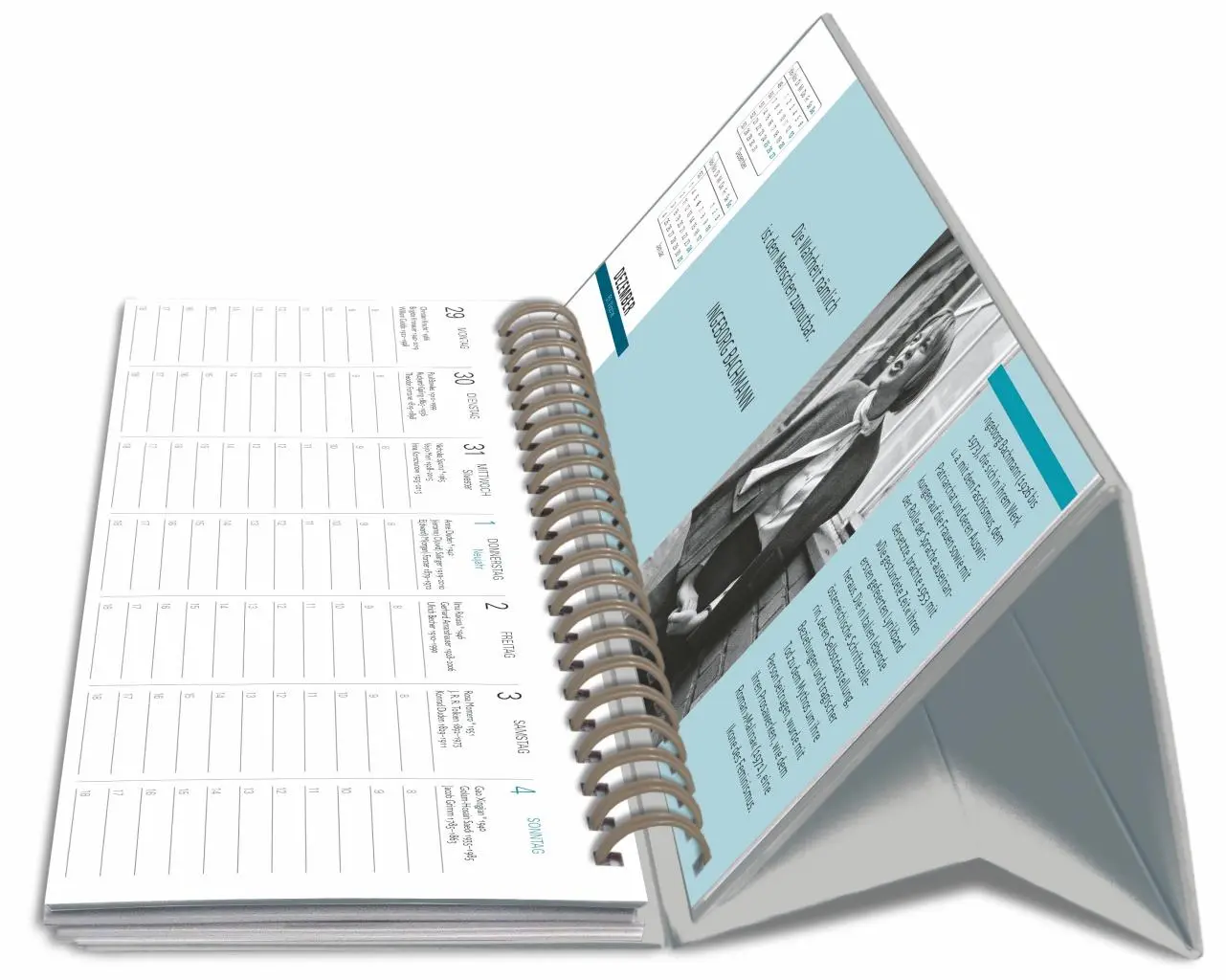 Bild: 9783840041136 | Der literarische Tischplaner 2026 - Wochenkalender mit Zitaten und...
