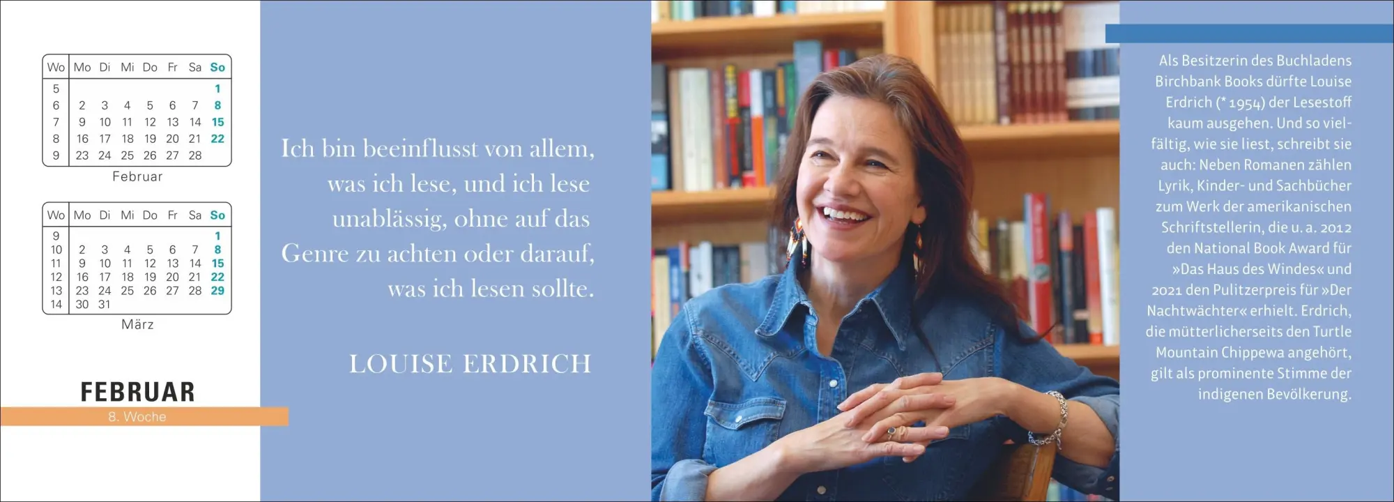Bild: 9783840041136 | Der literarische Tischplaner 2026 - Wochenkalender mit Zitaten und...