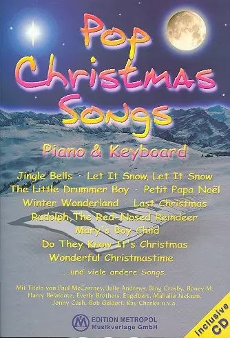 Cover: 9795016391136 | Pop Christmas Songs (+CD): für Piano oder Keyboard | EAN 9795016391136