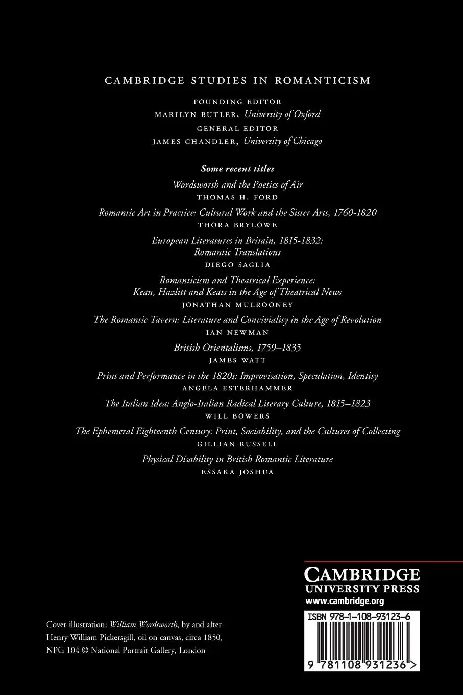 Rückseite: 9781108931236 | William Wordsworth, Second-Generation Romantic | Jeffrey Cox | Buch