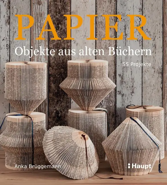 Cover: 9783258601236 | Papier-Objekte aus alten Büchern | 55 Projekte | Anka Brüggemann