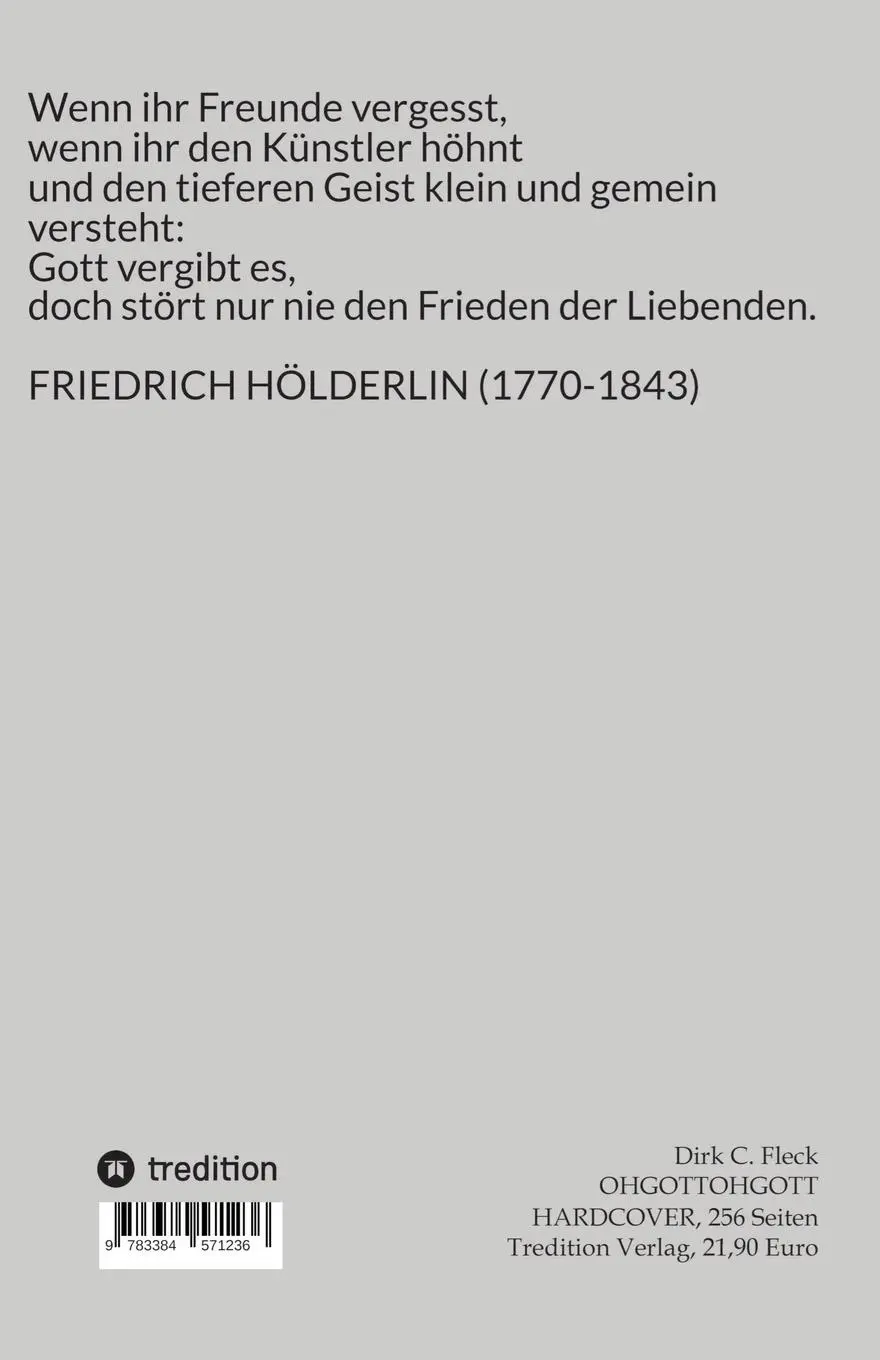 Rückseite: 9783384571236 | OHGOTTOHGOTT | Markierungen | Dirk C. Fleck | Taschenbuch | 256 S.