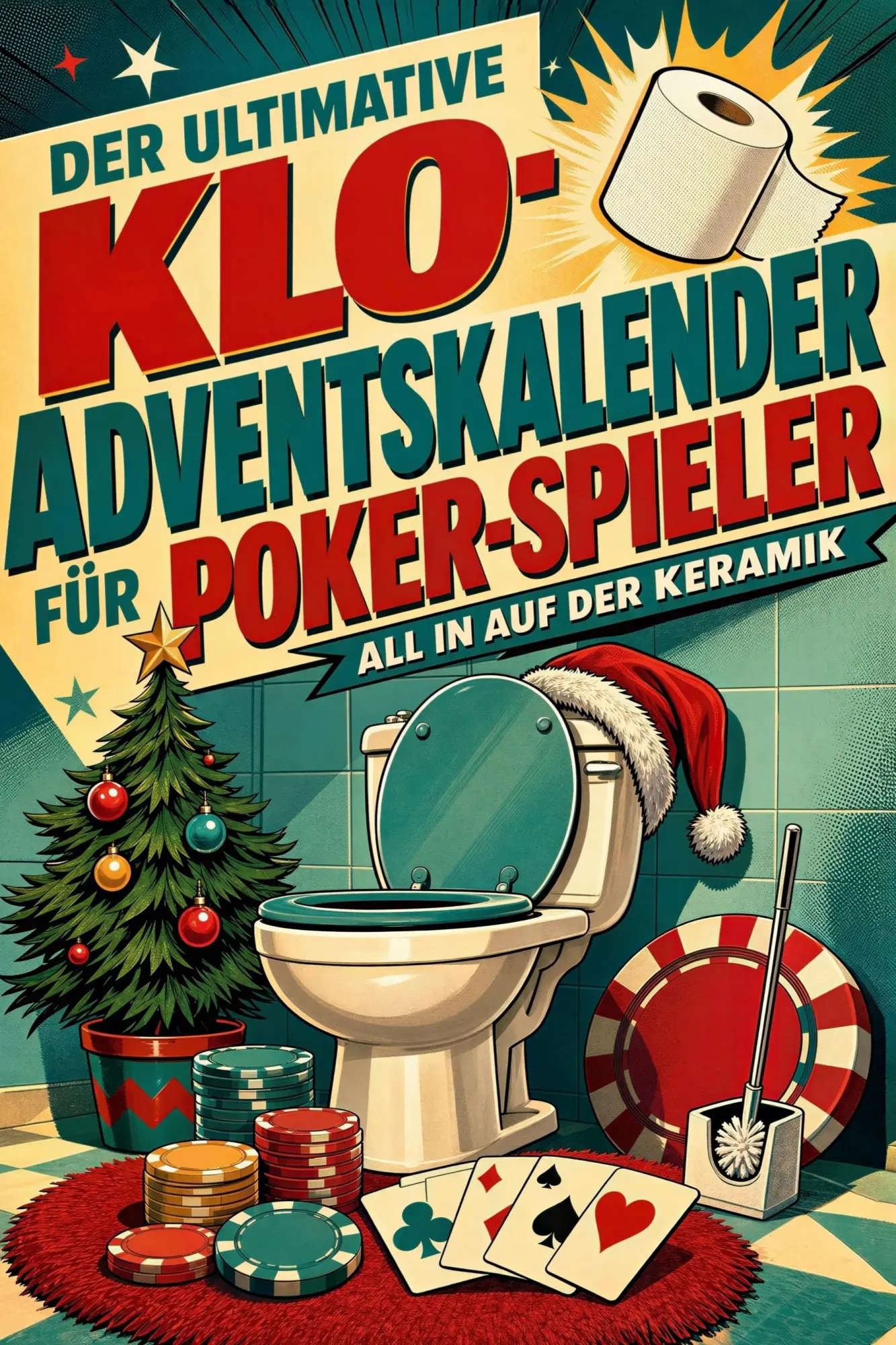 Cover: 9783696111236 | Der ultimative Klo-Adventskalender für Poker-Spieler | Florian Becker