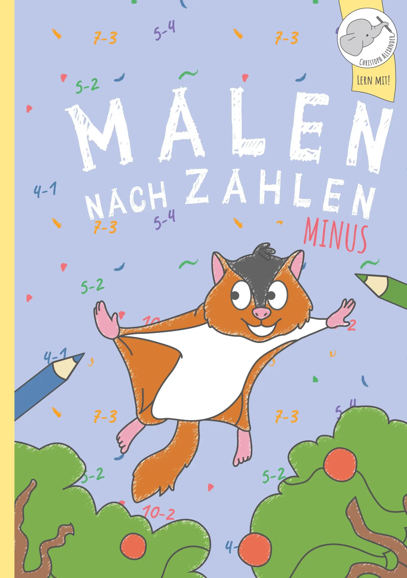 Cover: 9783903941236 | Malen nach Zahlen | Minus-Rechnen mit tollen Tiermotiven trainieren.