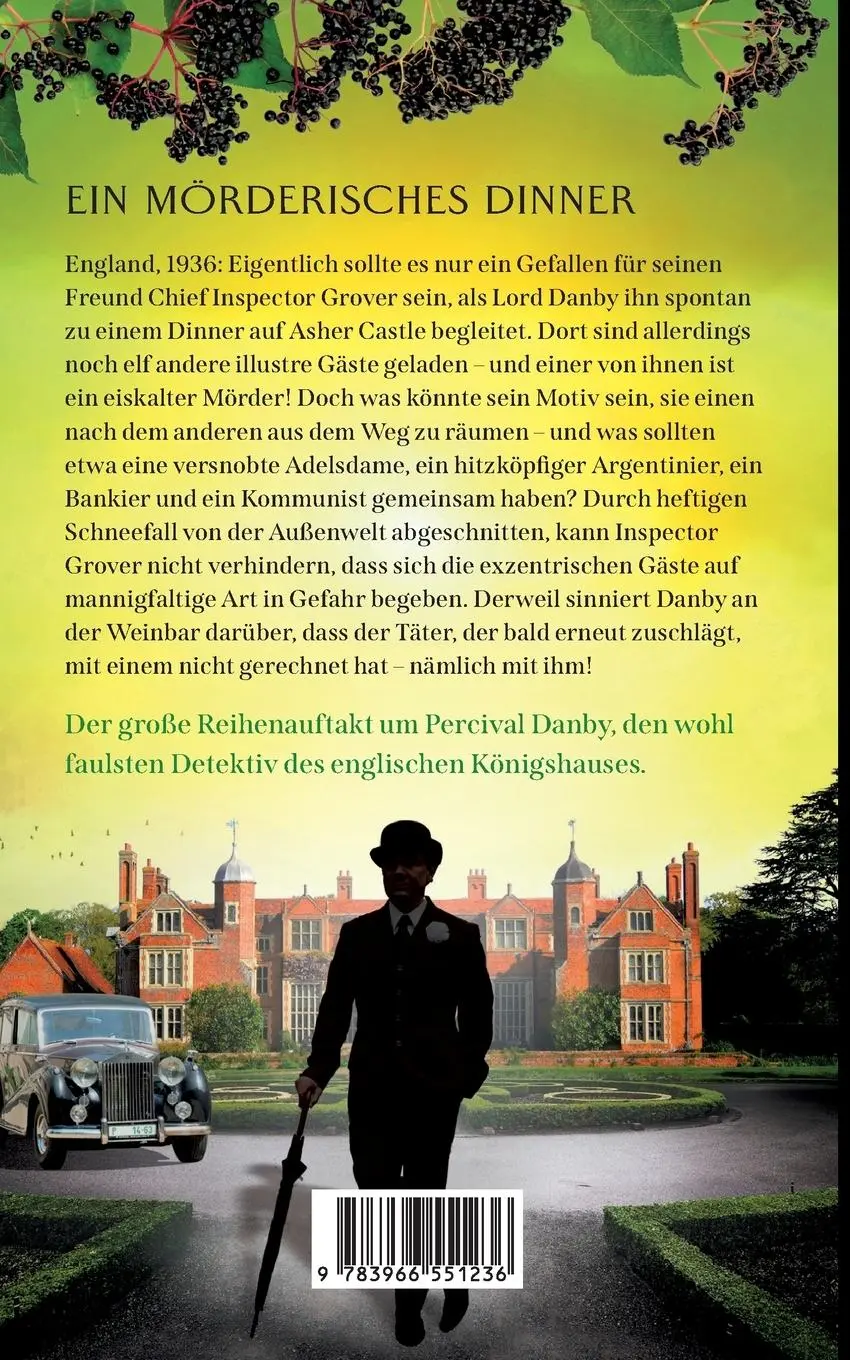 Rückseite: 9783966551236 | Lord Danby - Mord auf Asher Castle | Kriminalroman, Der erste Fall