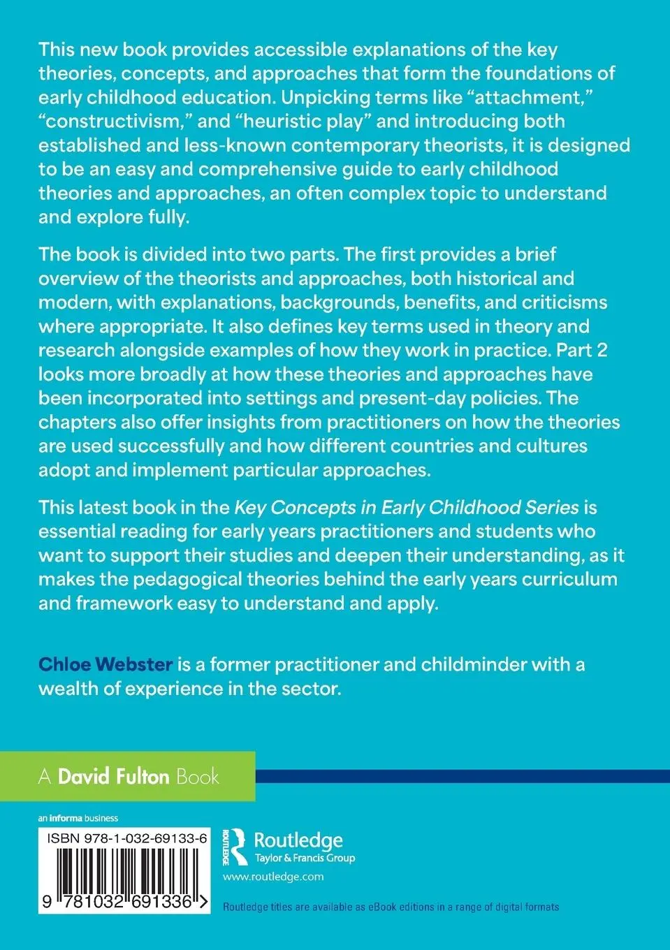 Rückseite: 9781032691336 | Early Childhood Theorists and Approaches Explained | Chloe Webster
