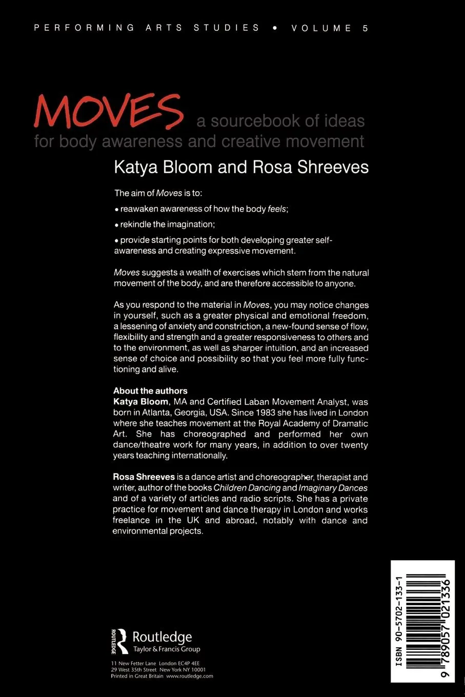 Rückseite: 9789057021336 | Moves | A Sourcebook of Ideas for Body Awareness and Creative Movement