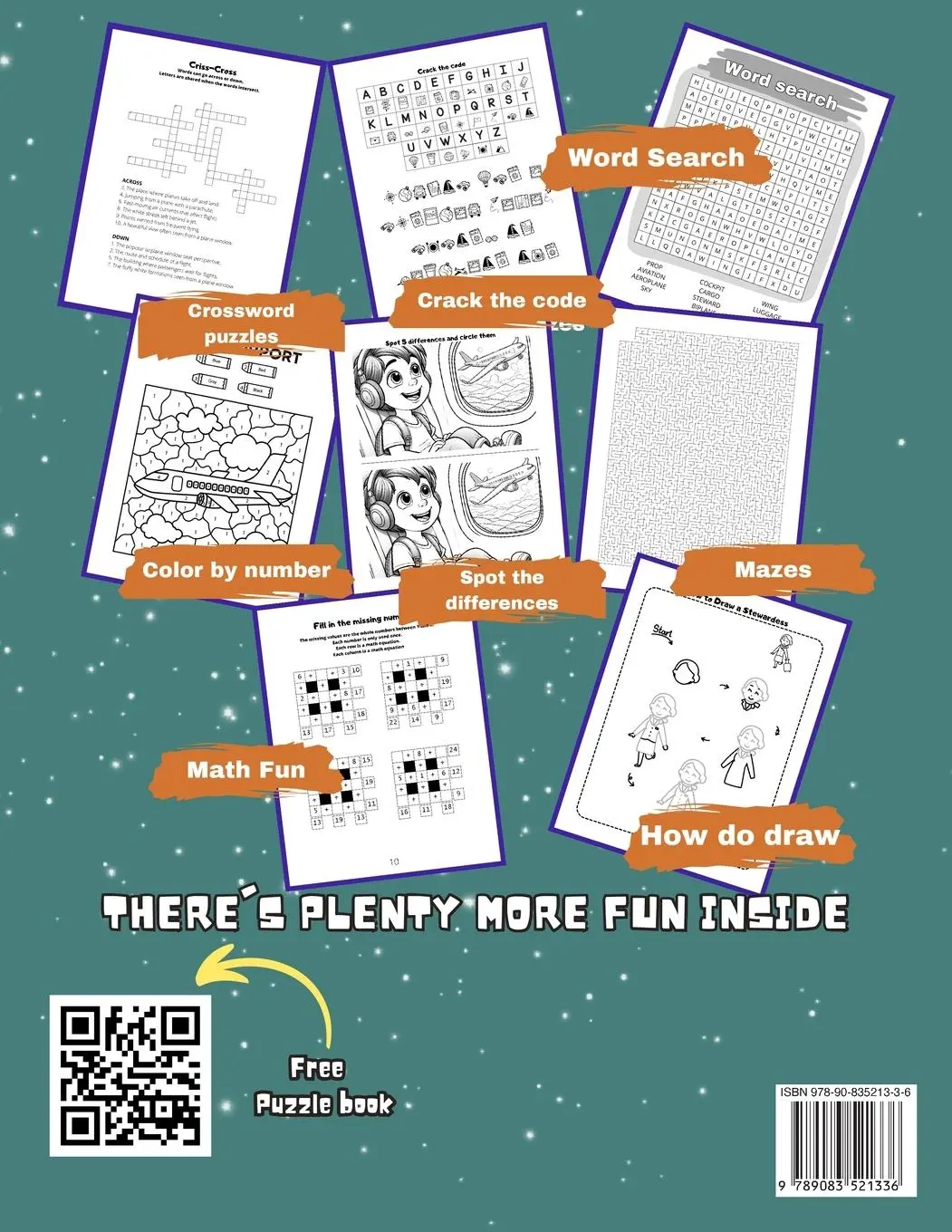 Rückseite: 9789083521336 | Totally Awesome On the Plane Activity Book for Kids | Brain Sparklers
