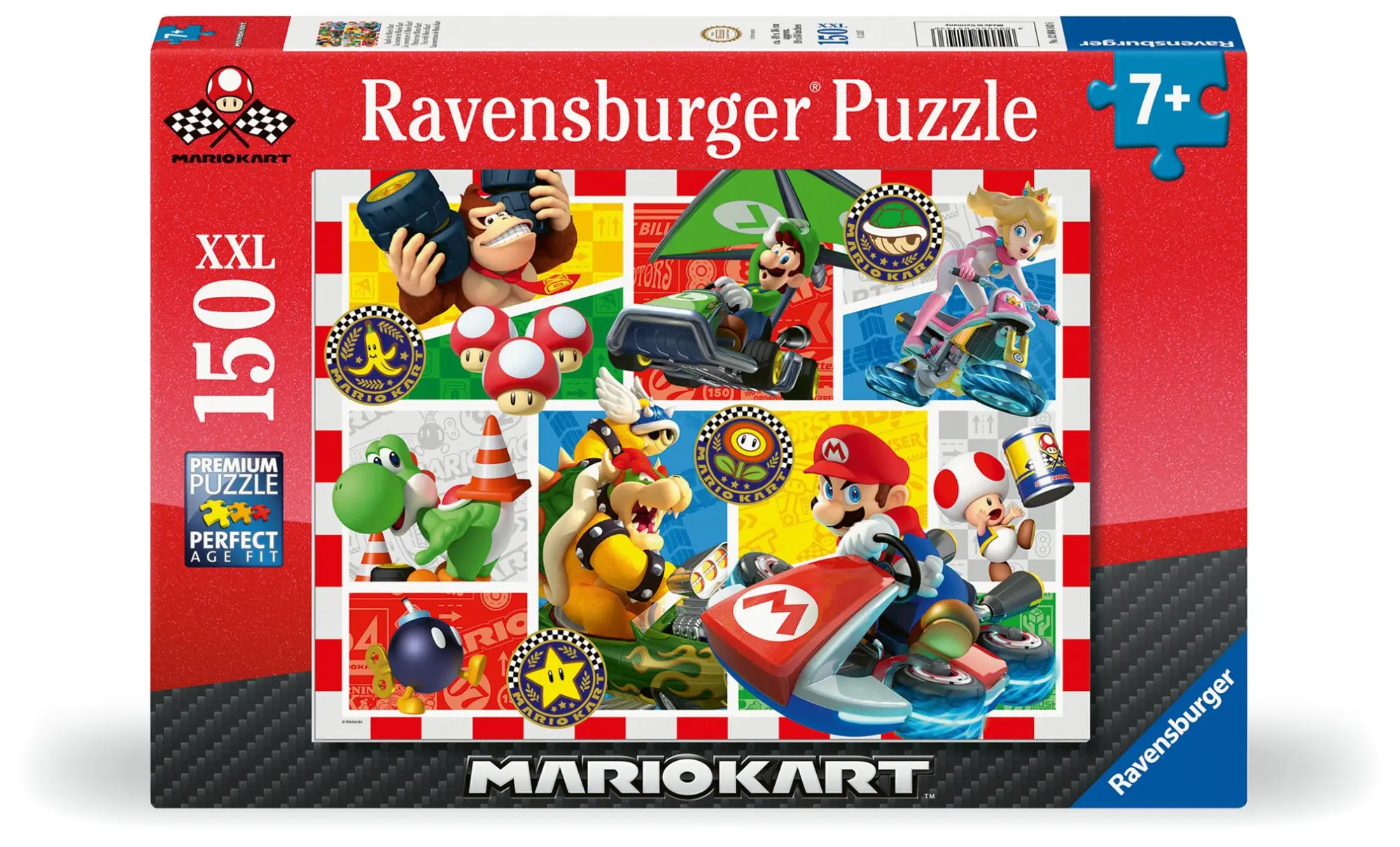 Cover: 4005555041436 | Kinderpuzzle 150 XXL Teile - Mario Kart - Spaß mit Mario Kart | Spiel