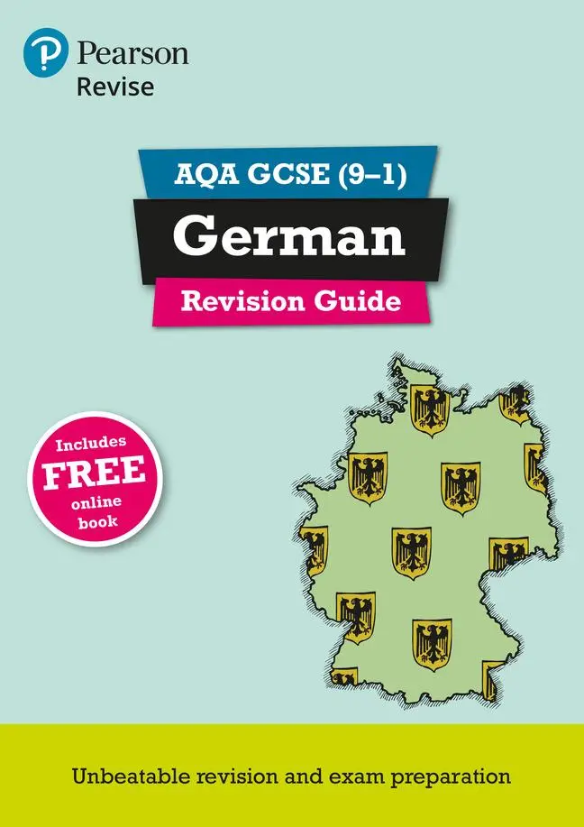 Cover: 9781292131436 | Pearson REVISE AQA GCSE German Revision Guide: incl. online...