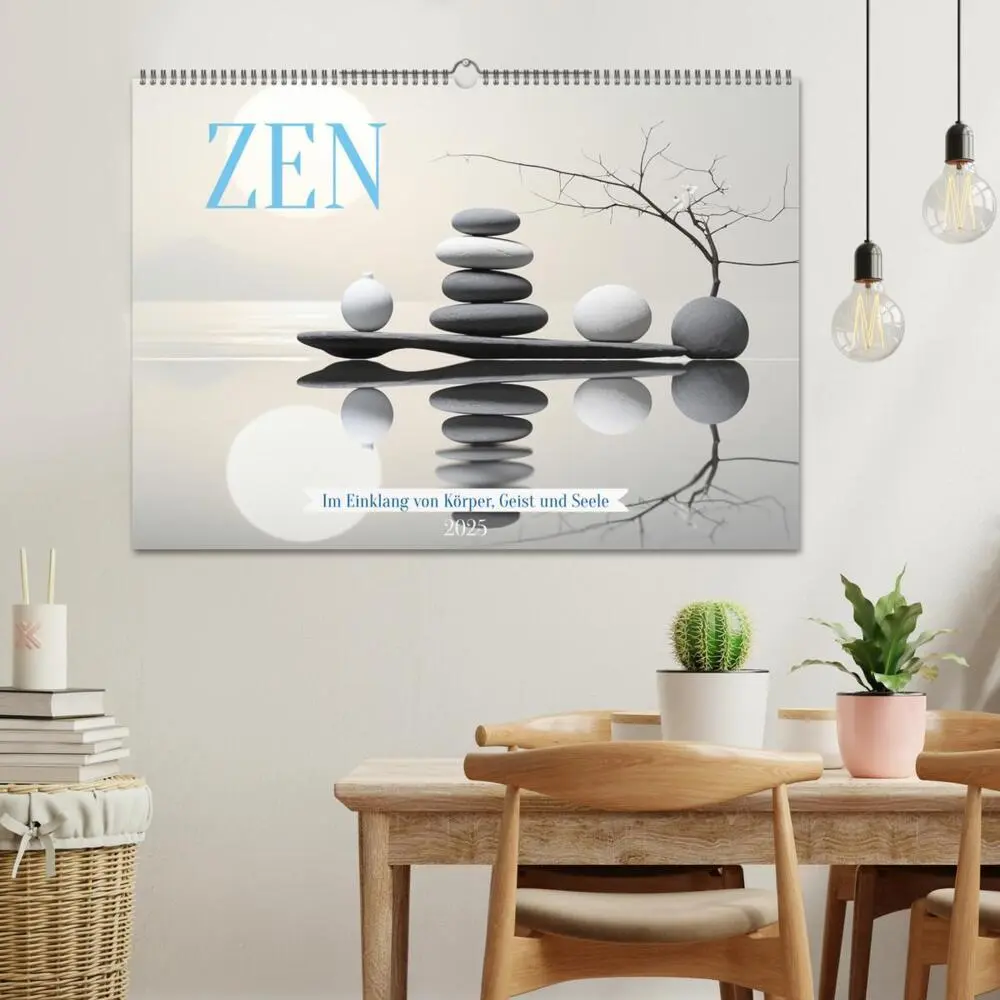 Bild: 9783383871436 | Zen (Wandkalender 2025 DIN A2 quer), CALVENDO Monatskalender | Deutsch