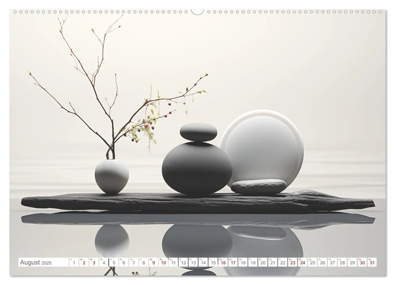 Bild: 9783383871436 | Zen (Wandkalender 2025 DIN A2 quer), CALVENDO Monatskalender | Deutsch