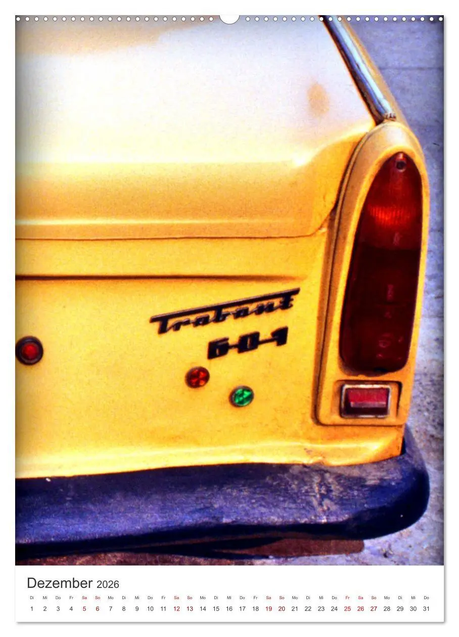 Bild: 9783457291436 | Auto-Land DDR - Trabant und Wartburg (Wandkalender 2026 DIN A2...