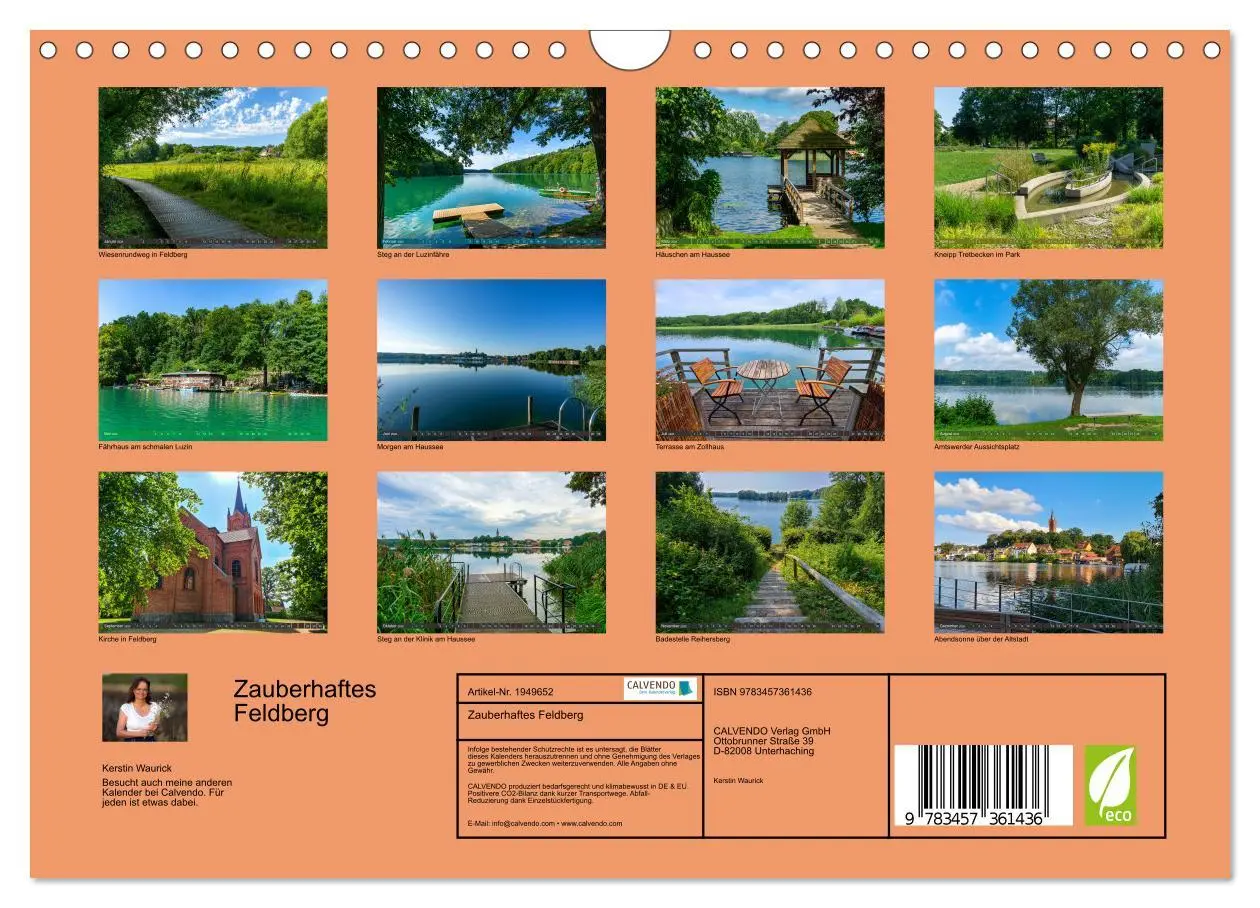Bild: 9783457361436 | Zauberhaftes Feldberg (Wandkalender 2026 DIN A4 quer), CALVENDO...