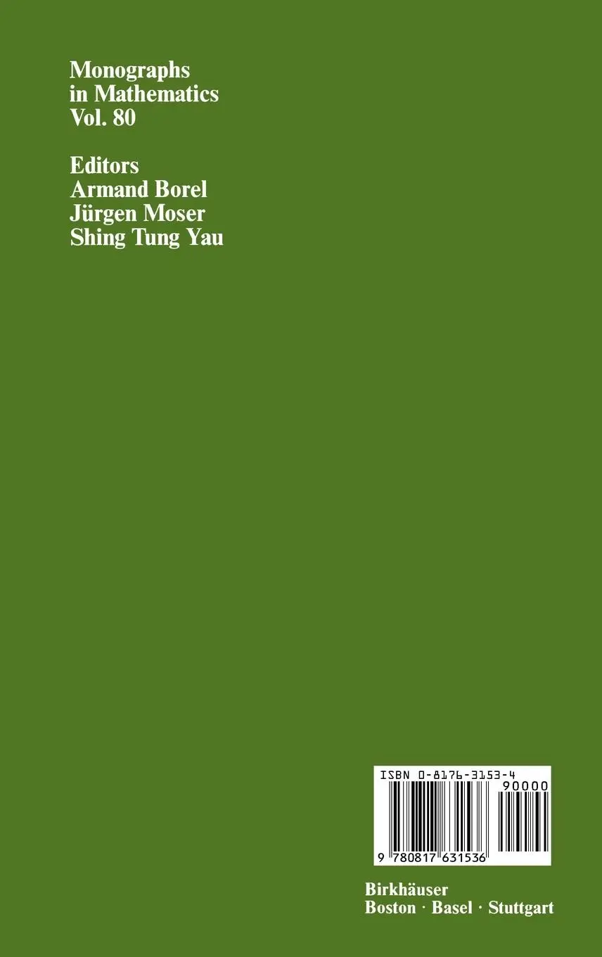 Rückseite: 9780817631536 | Minimal Surfaces and Functions of Bounded Variation | Giusti | Buch
